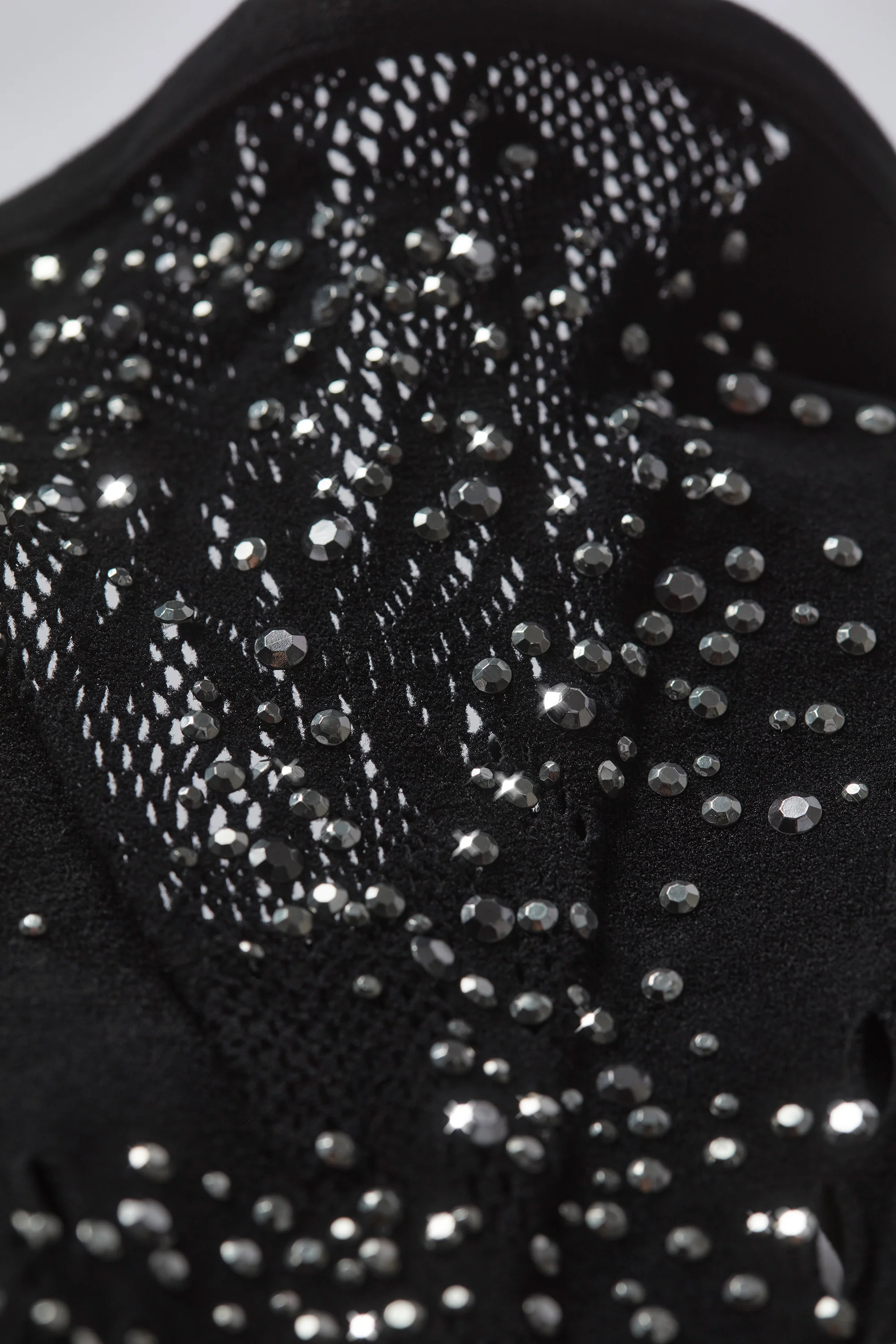 Embellished High-Waist Shorts in Black - Image 4