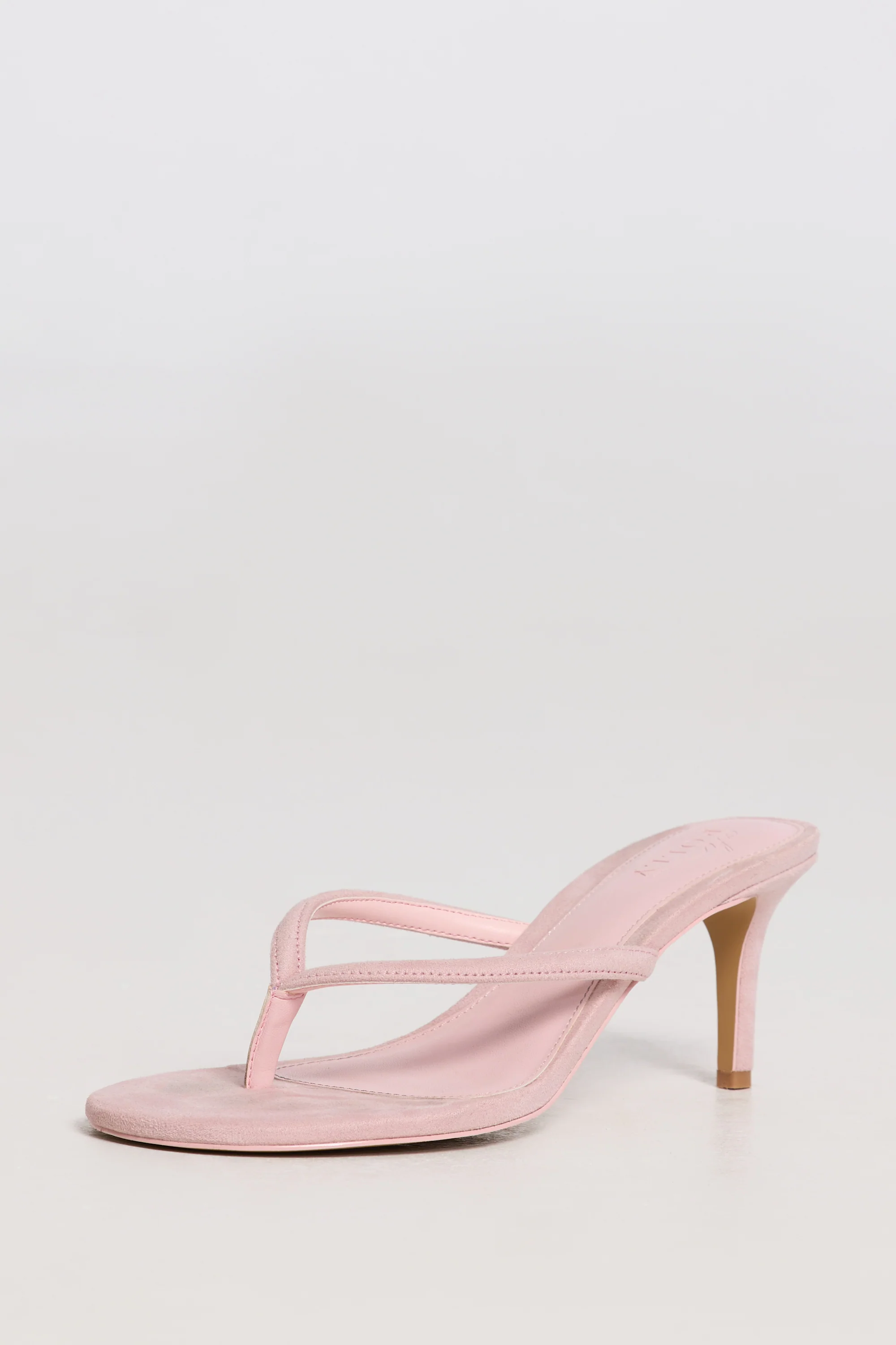 Heeled Thong Sandals in Pink - Image 5