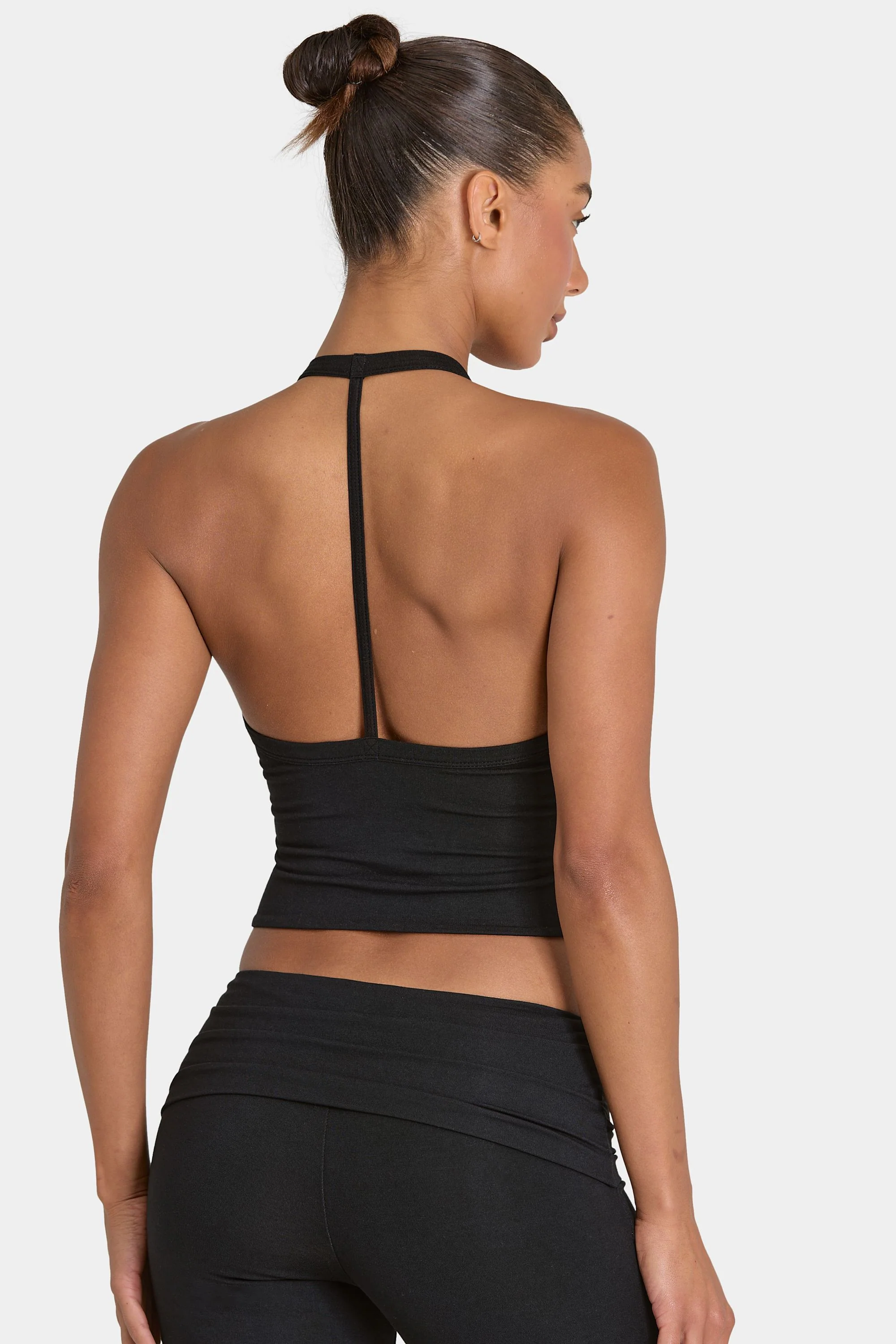 ButterCloud™ Crop Tank Top in Black - Image 7