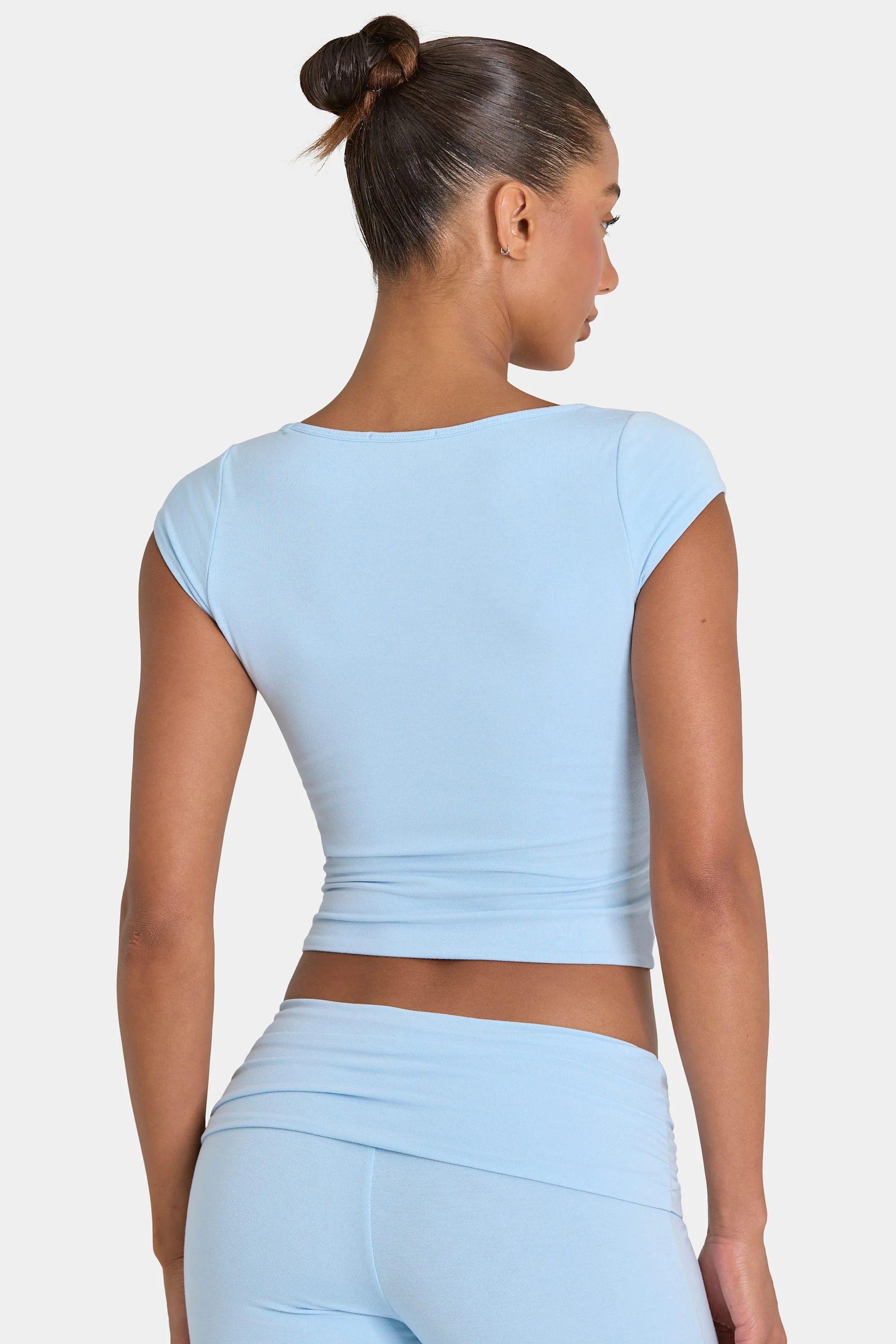 ButterCloud™ Crop Top in Sky - Image 2