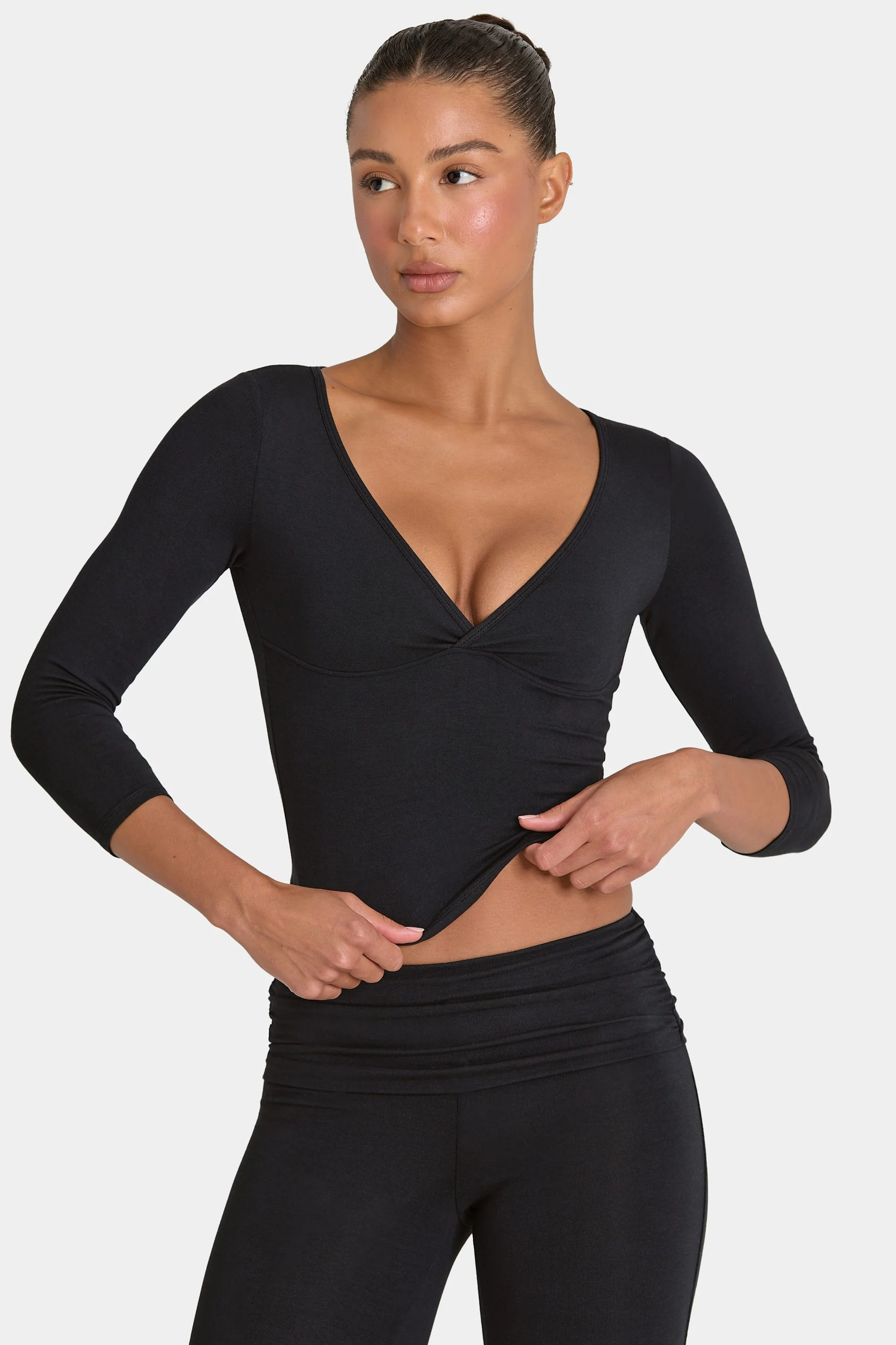 ButterCloud™ Crop Top in Black - Image 5
