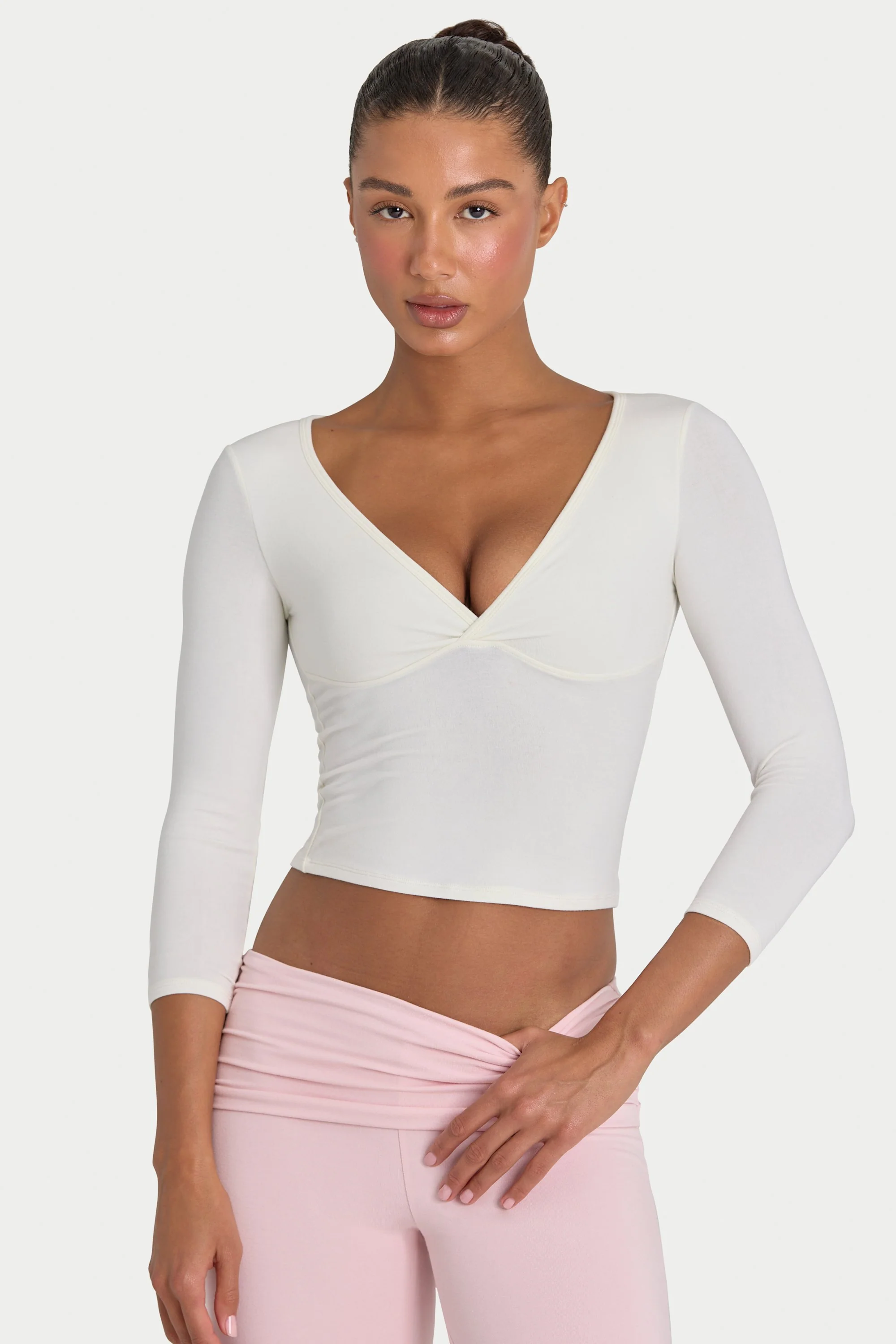 ButterCloud™ Crop Top in Coconut