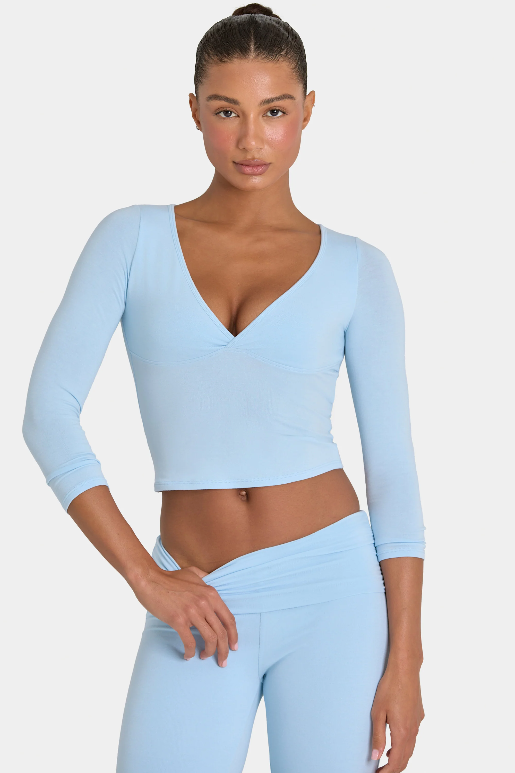 ButterCloud™ Crop Top in Sky