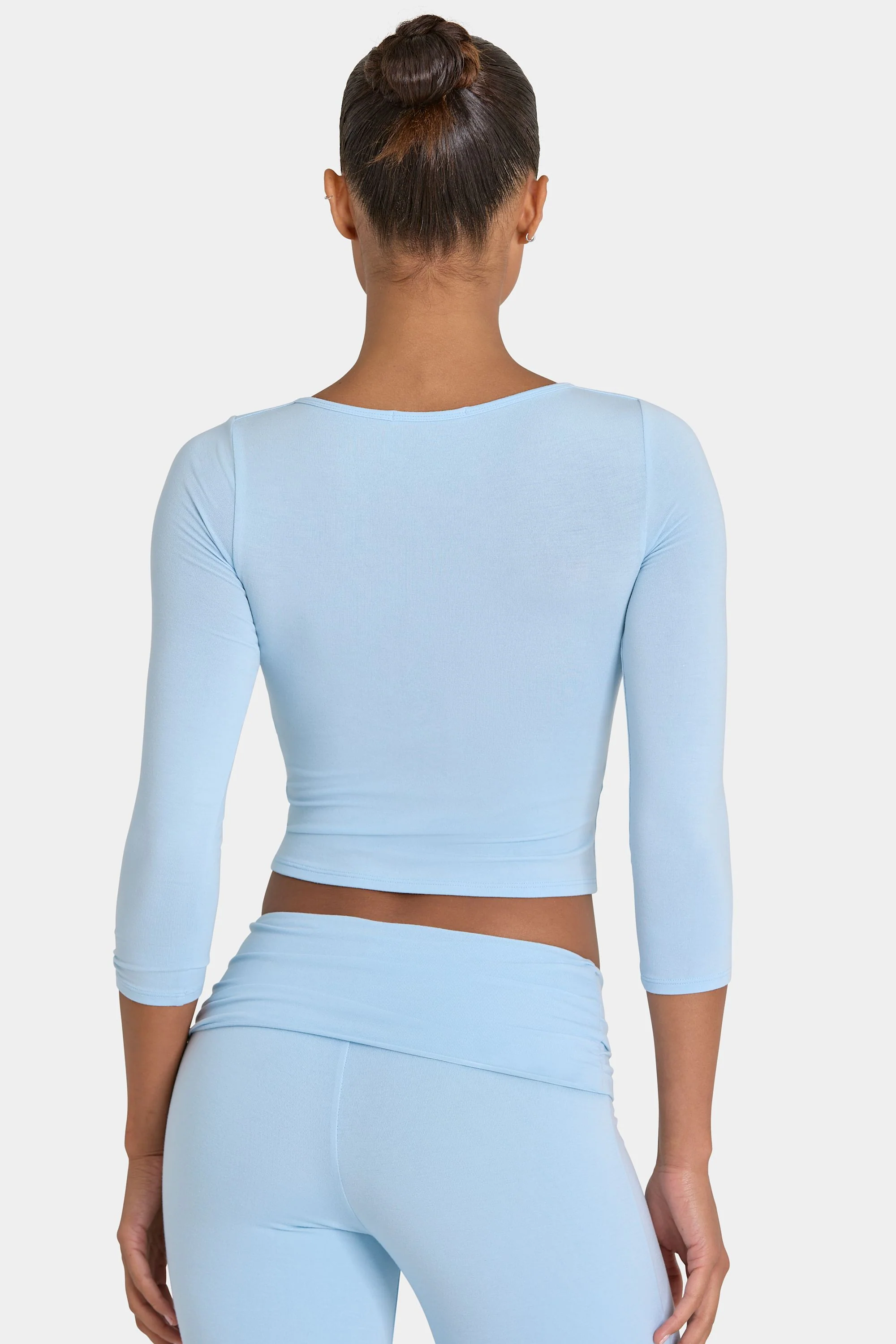 ButterCloud™ Crop Top in Sky - Image 2