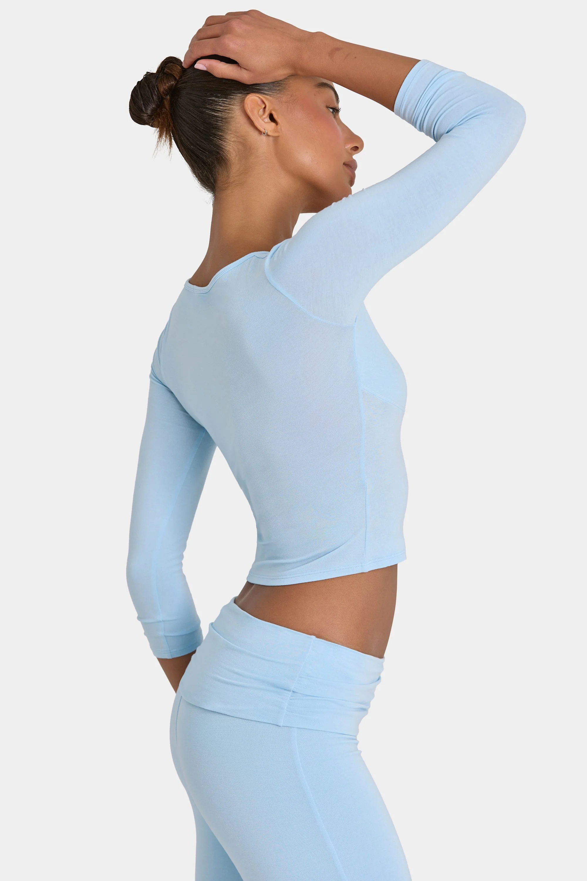 ButterCloud™ Crop Top in Sky - Image 3