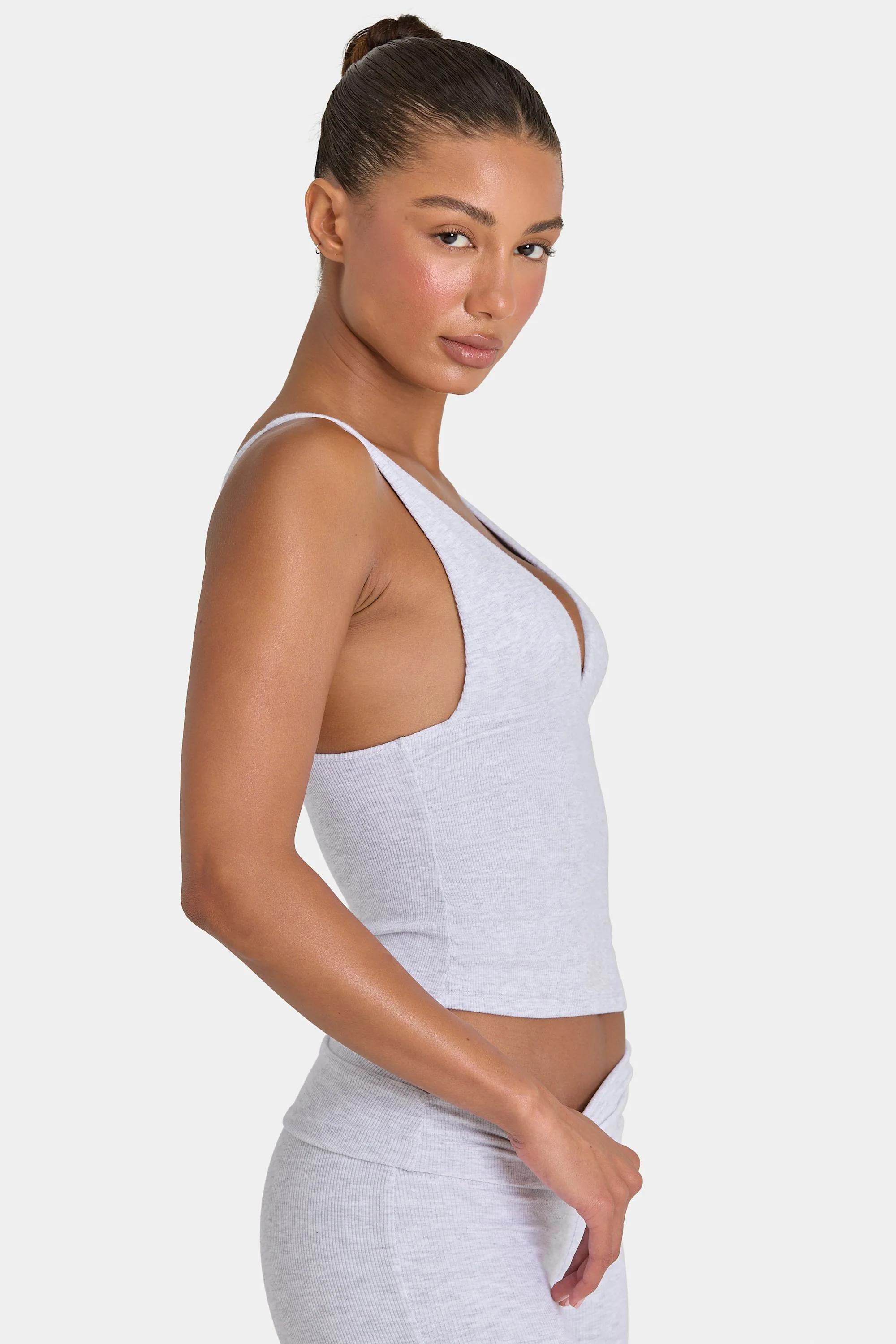 ButterCloud™ Tank Top in Grey Marl - Image 3