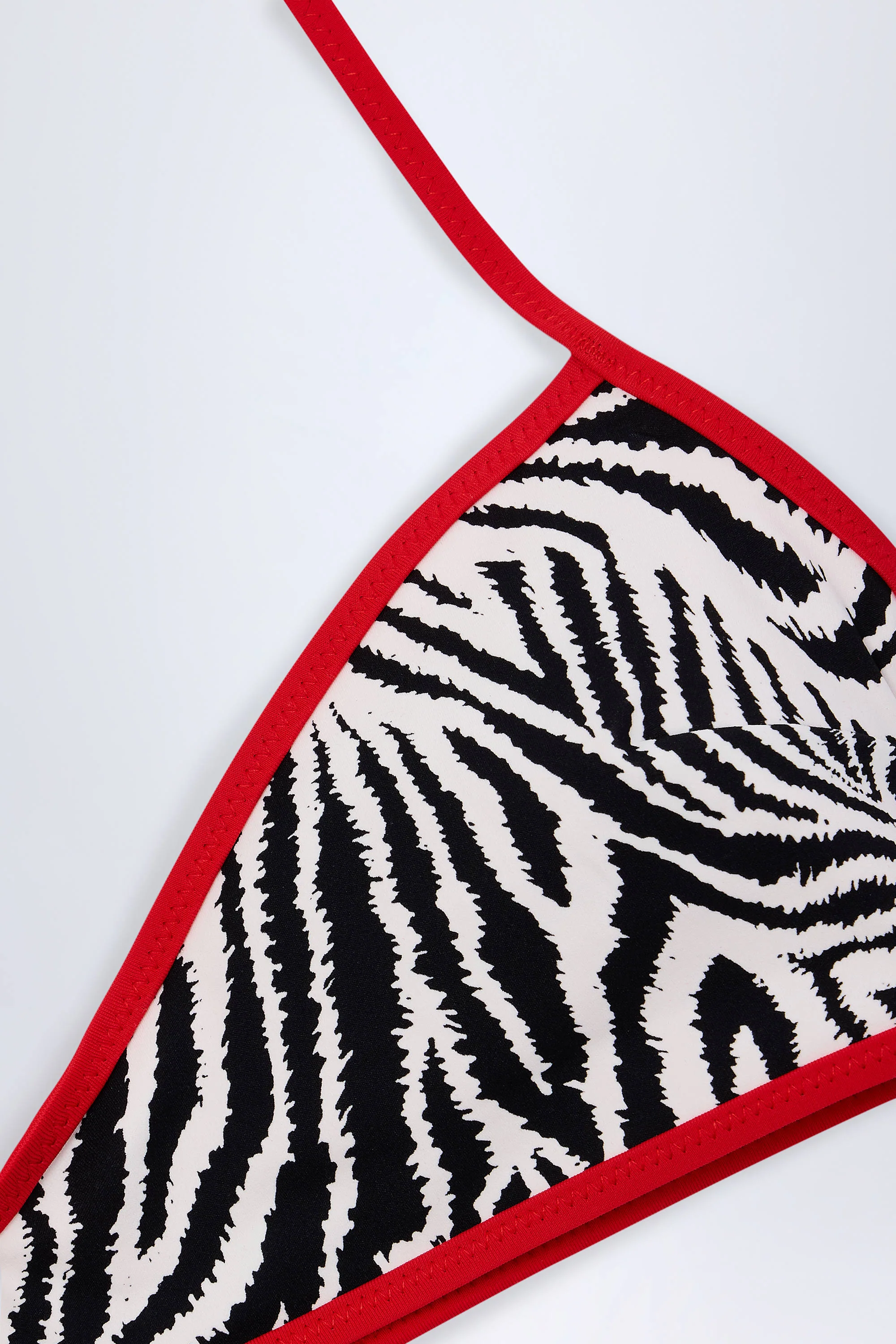 Thong Bikini Bottoms in Zebra Print - Image 13