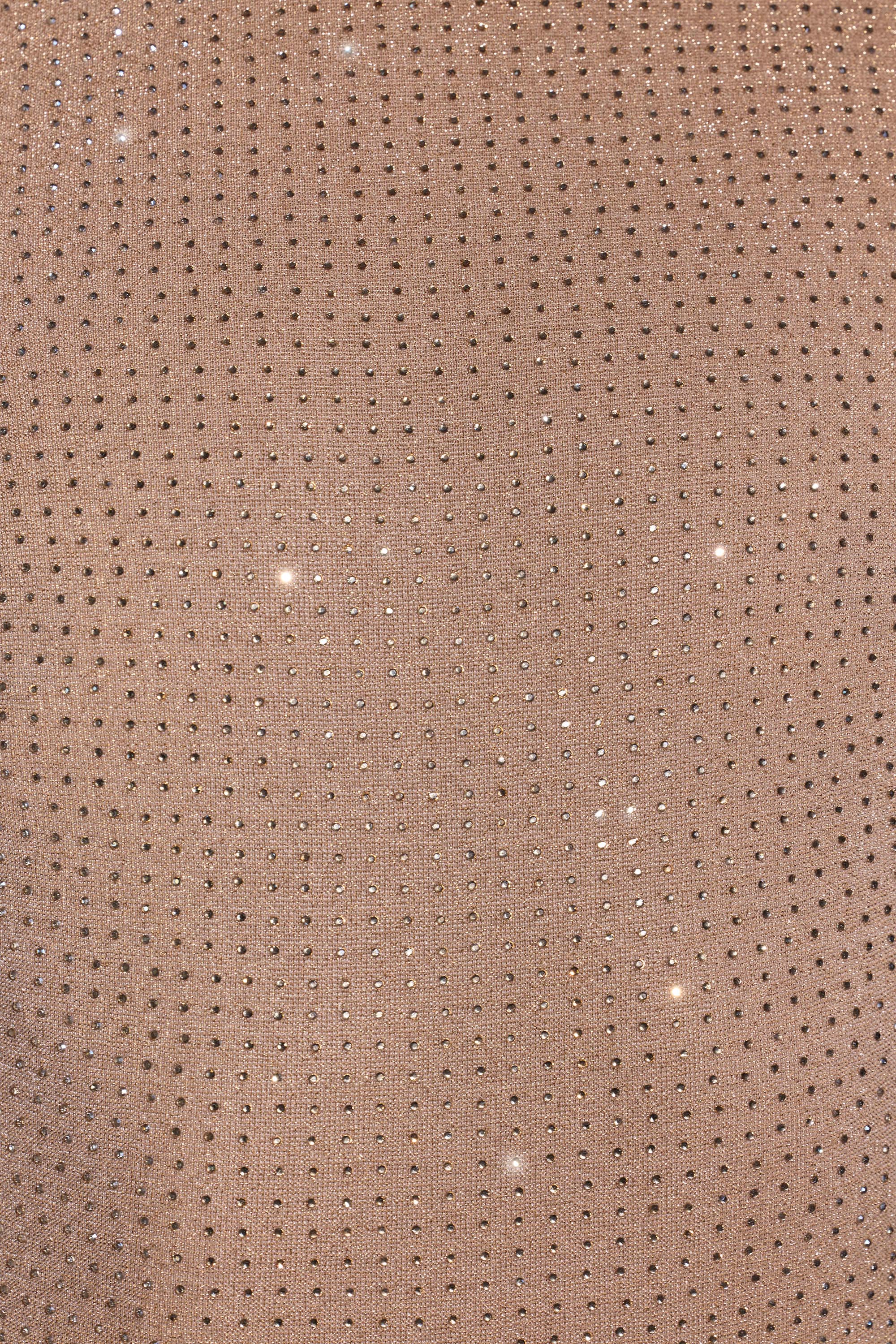 Embellished Long Sleeve Evening Gown in Gold - Image 11