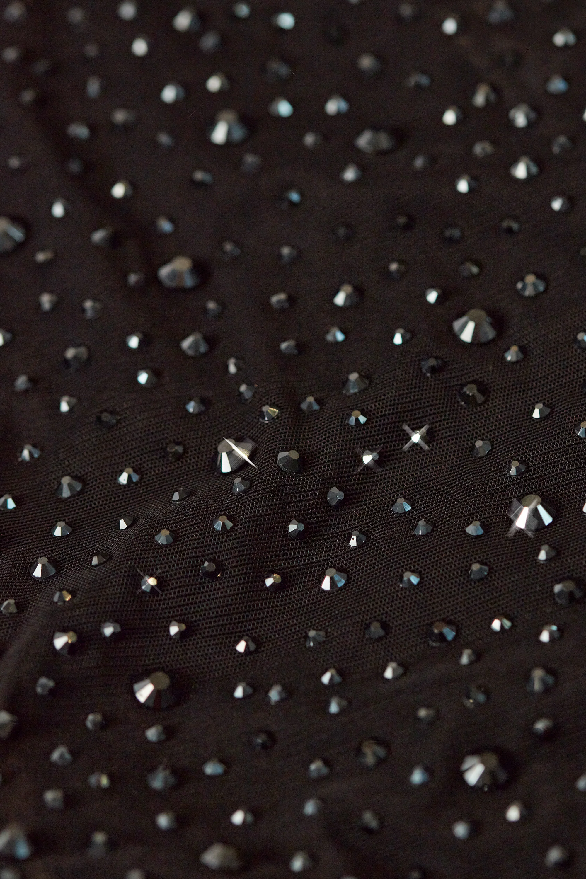 Embellished Cut-Out Mini Dress in Black - Image 4