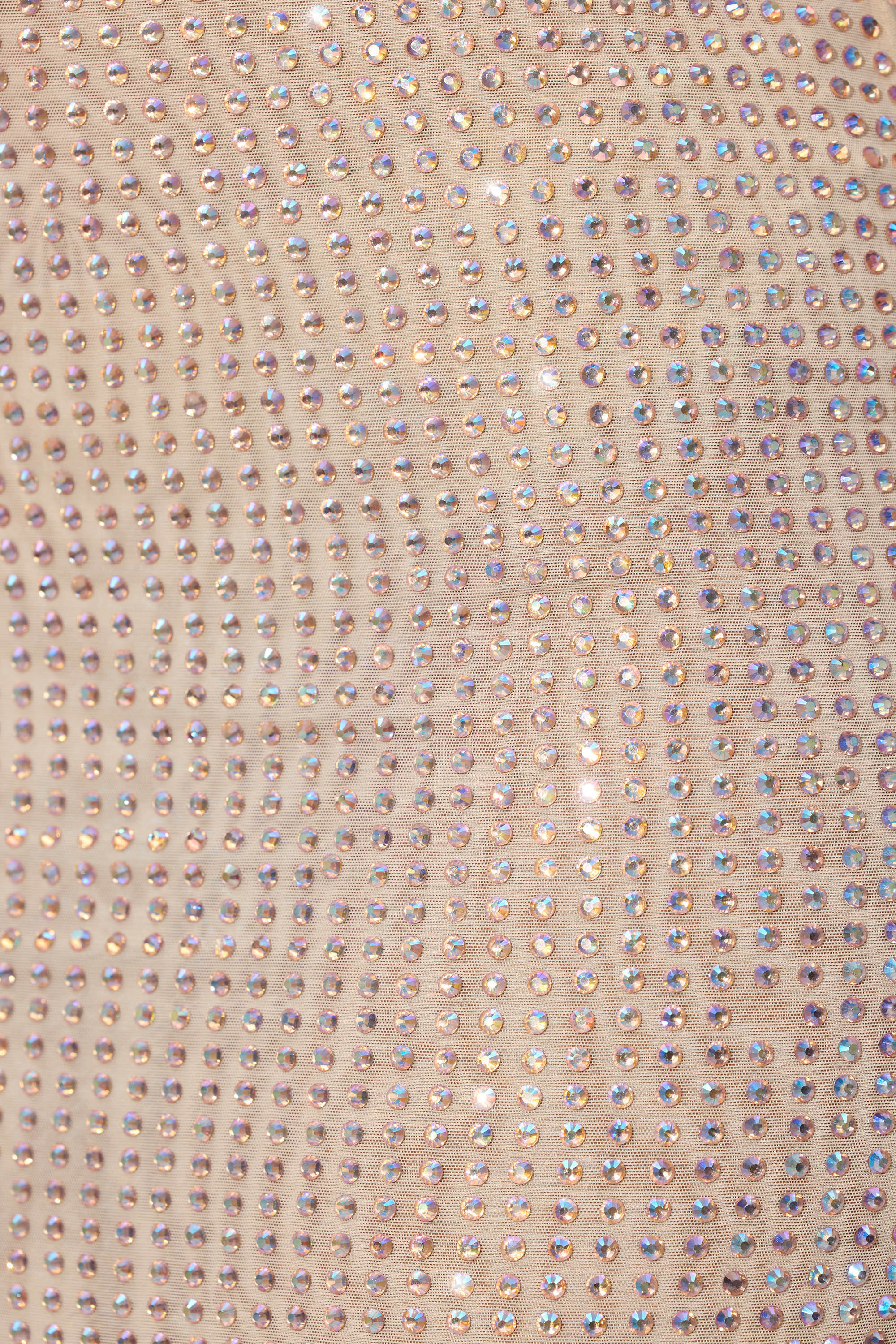 Embellished Mid Rise Maxi Skirt in Champagne - Image 4