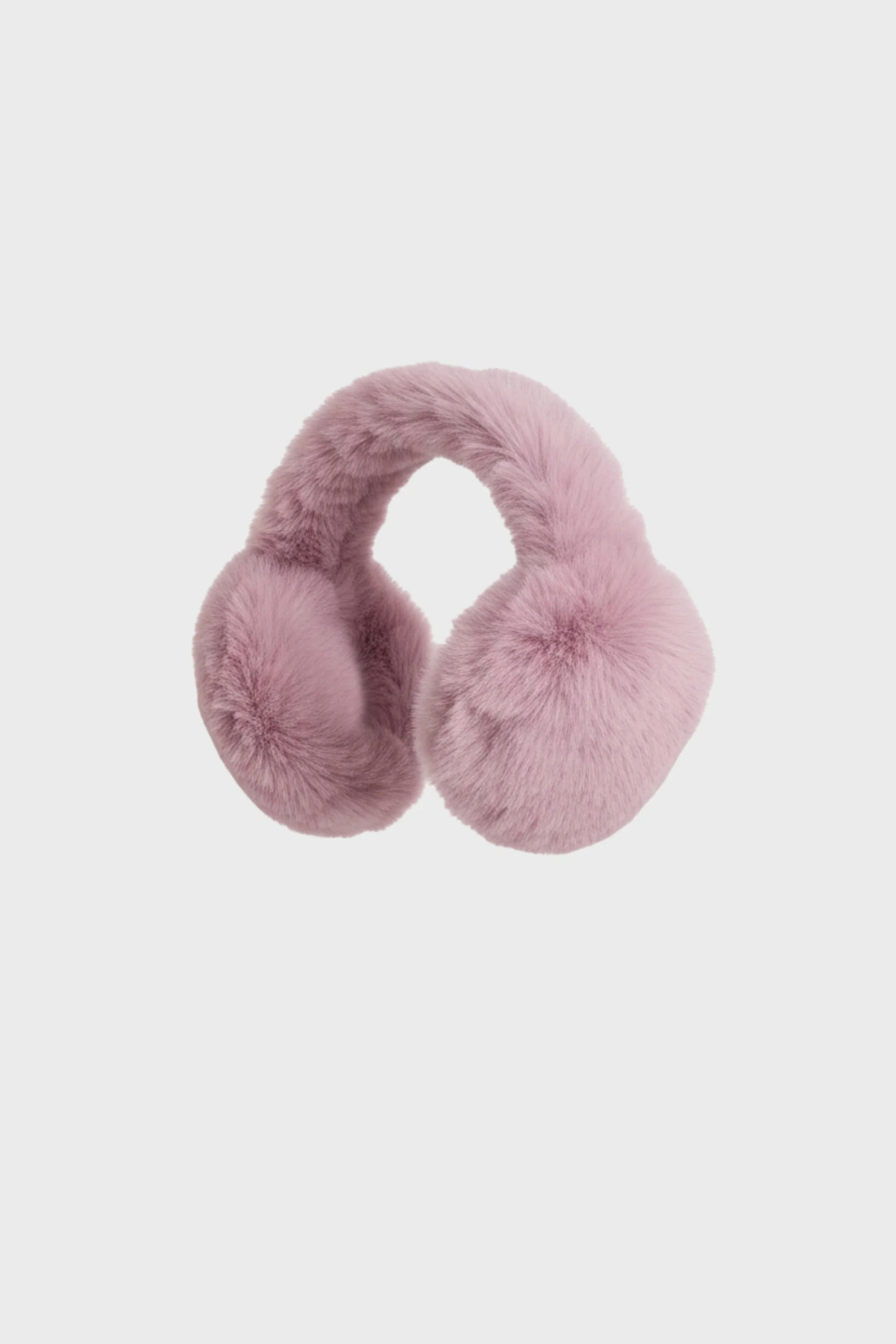 Faux-Fur Earmuffs in Powder Pink - Image 4