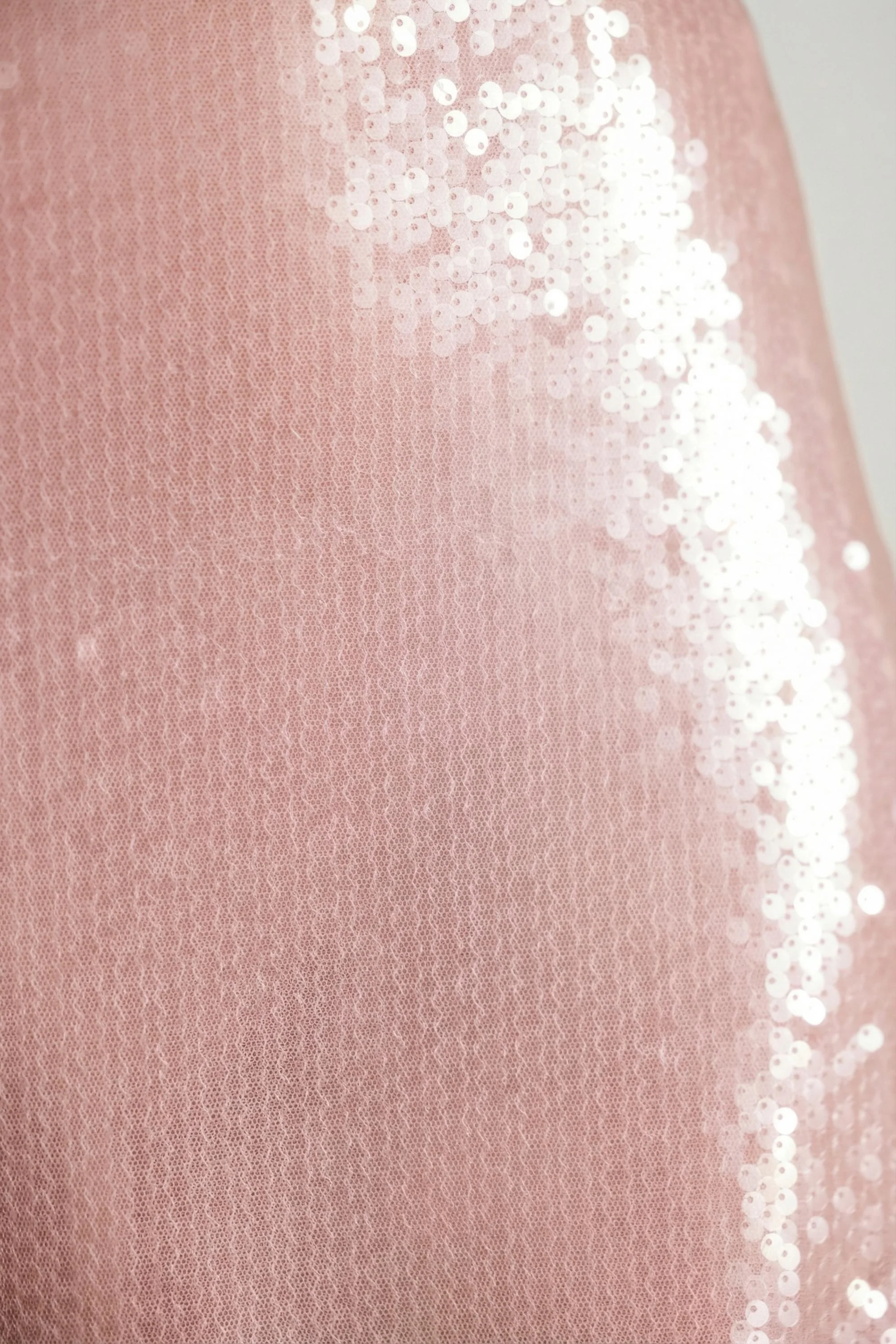 Sheer Sequin One Shoulder Cut Out Maxi Dress in Lilac - Image 8