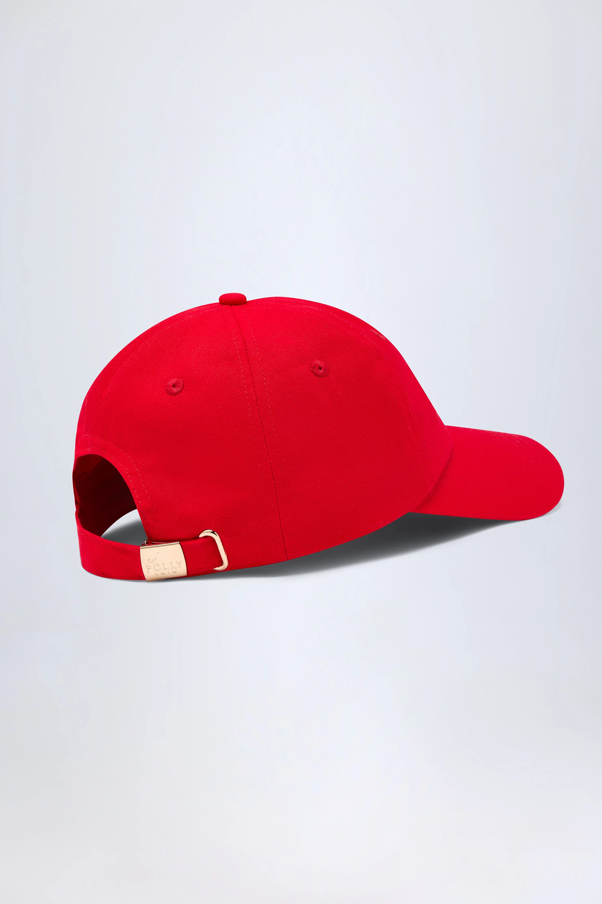 Logo Baseball Cap in Fiery Red - Image 3