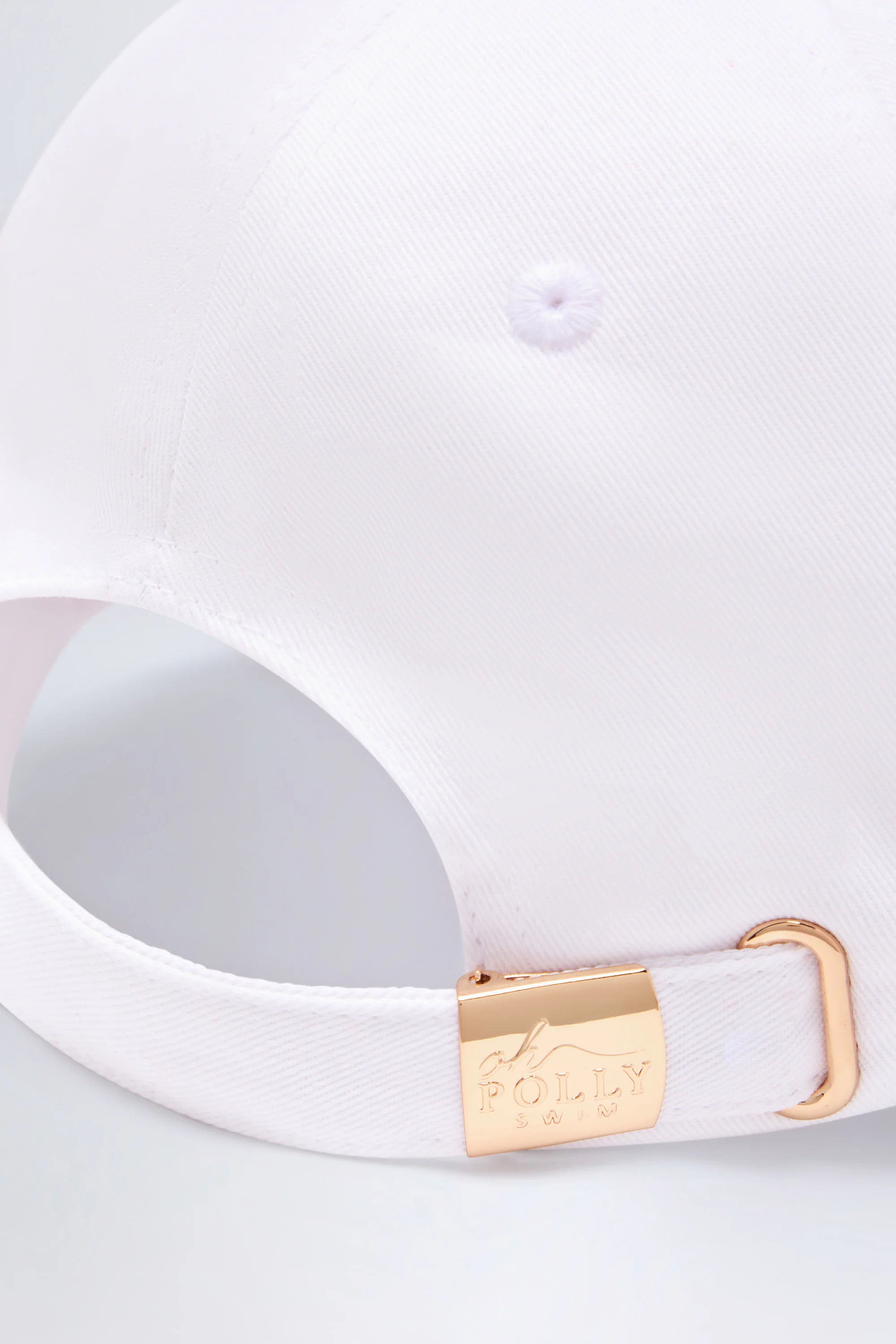 Logo Baseball Cap in White - Image 5