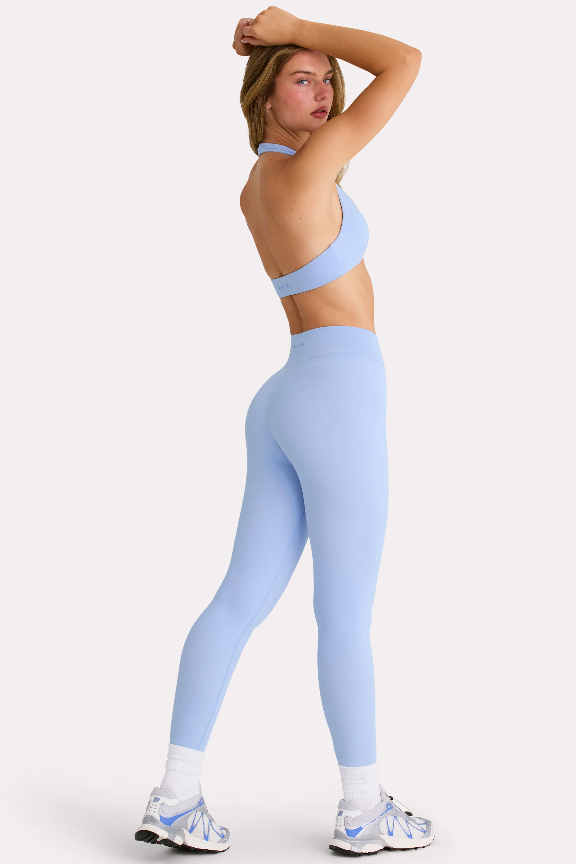 Soft Active Full-Length Leggings in Sky - Image 2