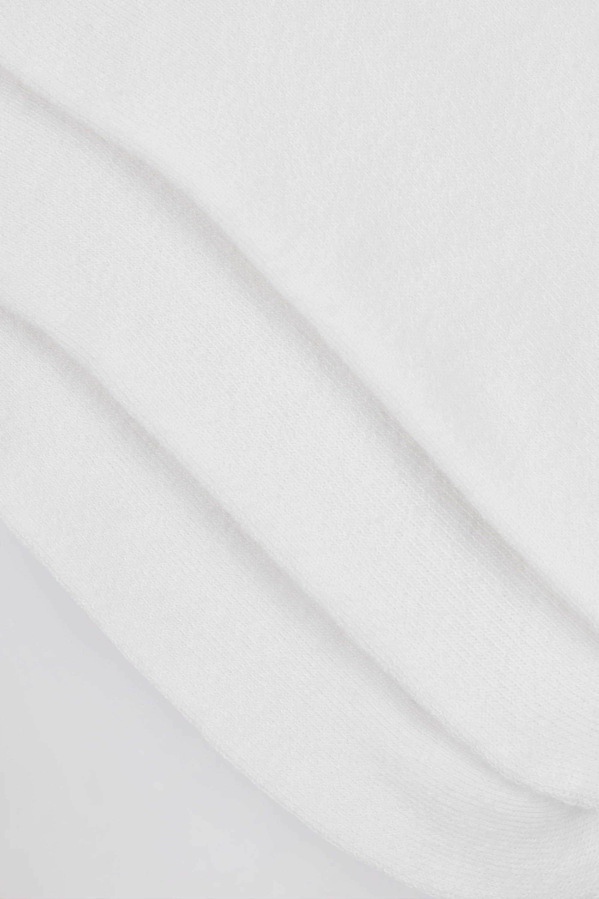 Ribbed Crew Sock Bundle in White - Image 3