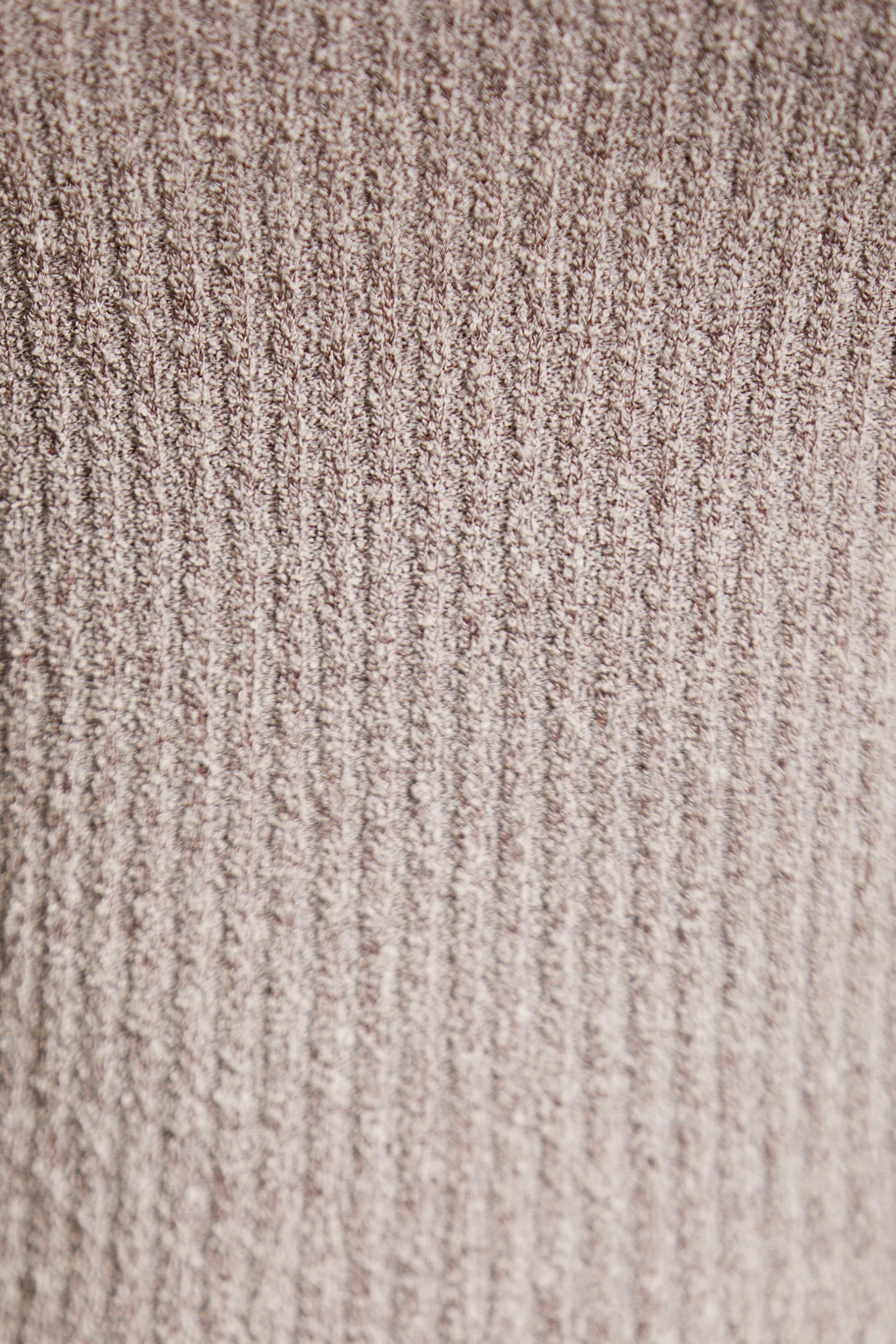Cold Shoulder Long Sleeve Mini Dress in Chocolate - Image 10