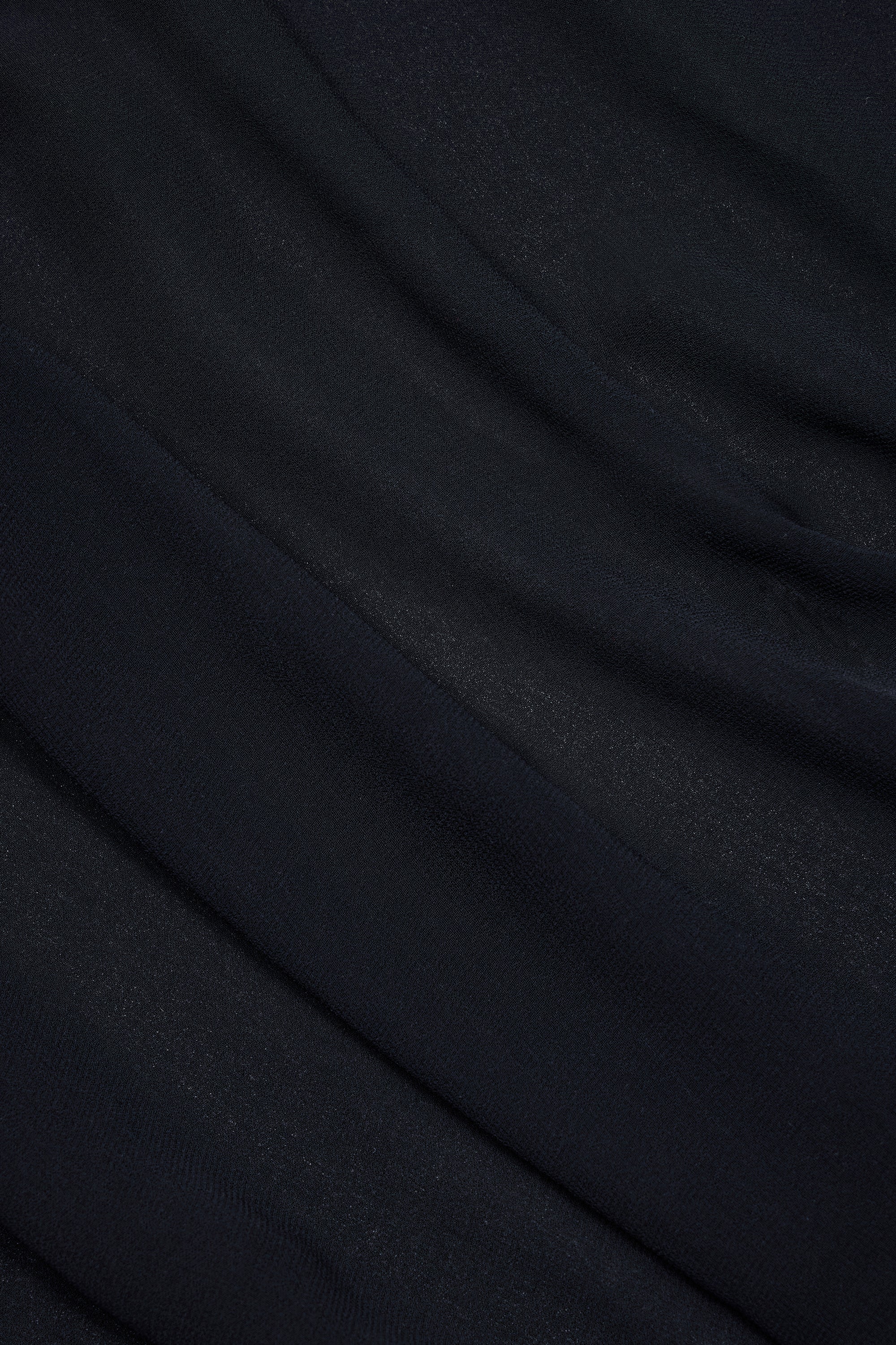 Cowl-Neck Mini Dress in Black - Image 6
