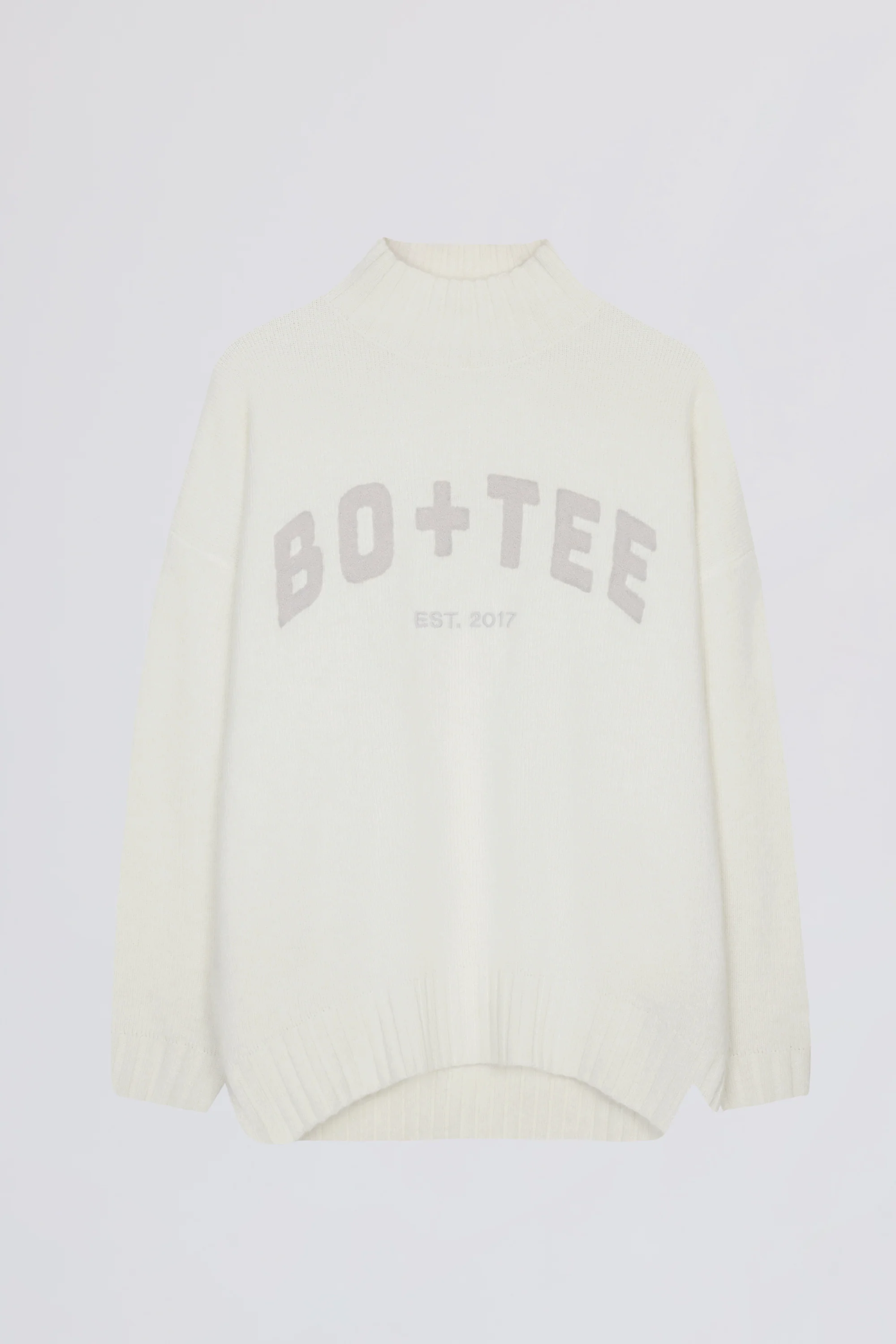 Soft Knit Oversized Jumper in Coconut - Image 4