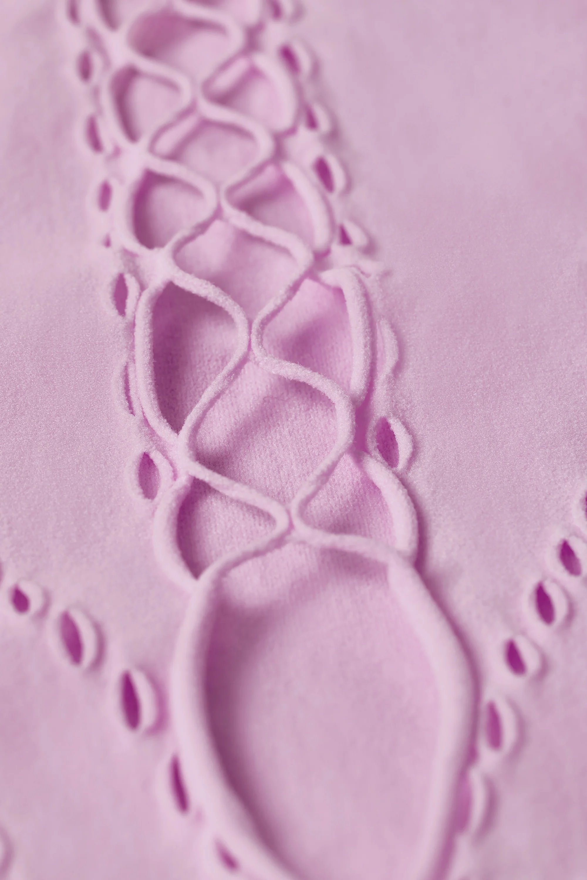 Lace-Up Bodysuit in Violet Pink - Image 5
