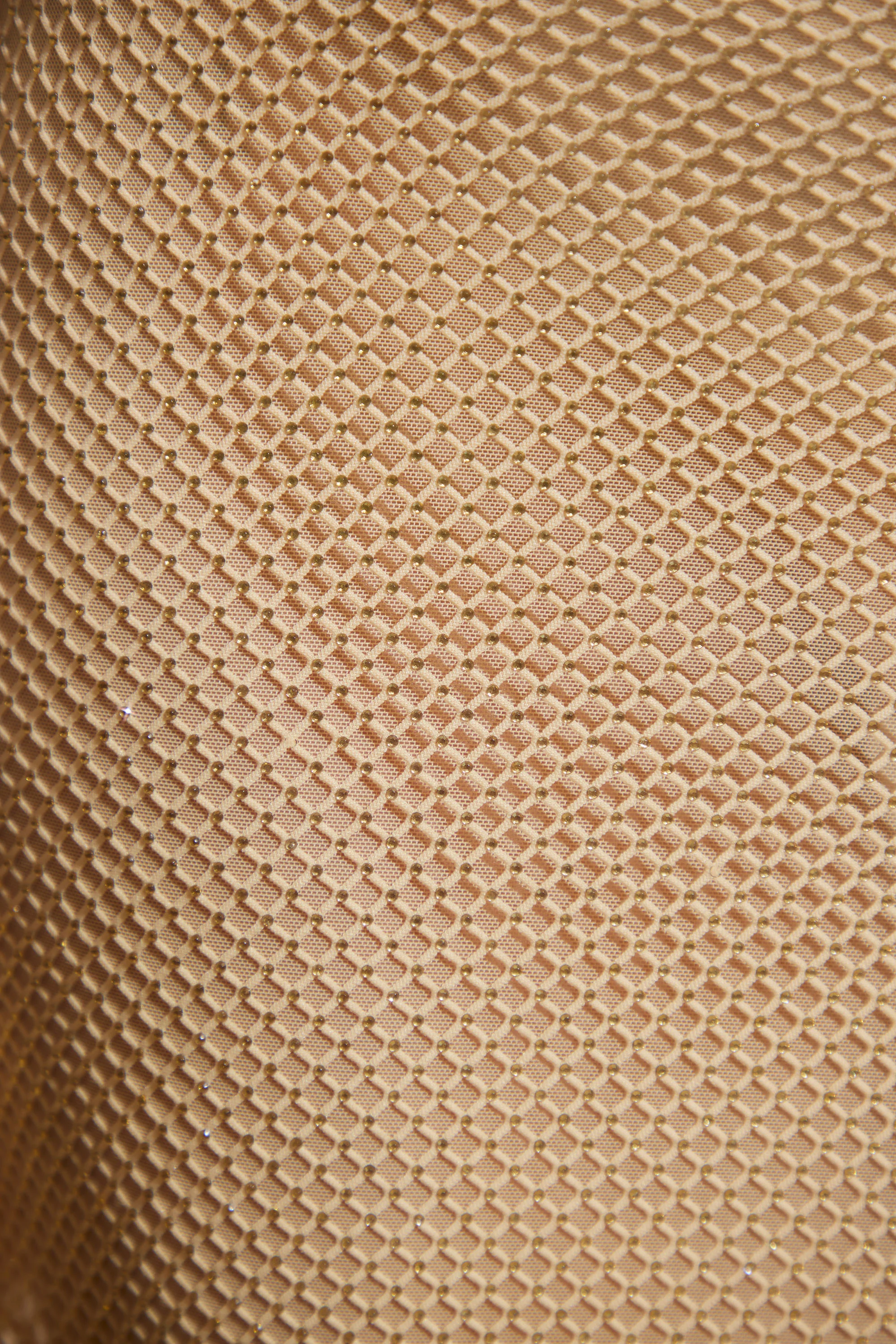 Embellished Strap Detail Mini Skirt in Gold - Image 5