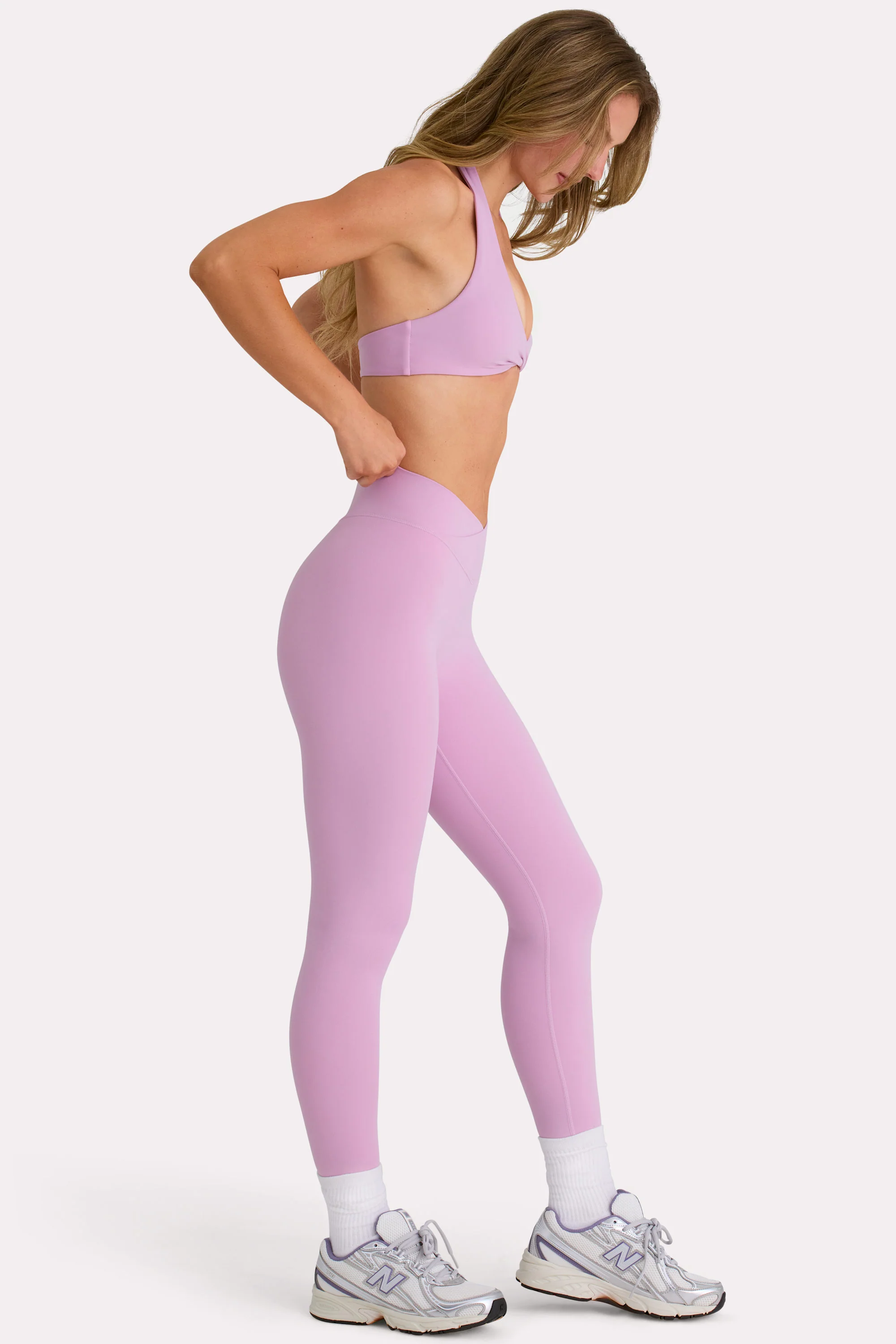 Soft Active Leggings in Sweet Pink - Image 3