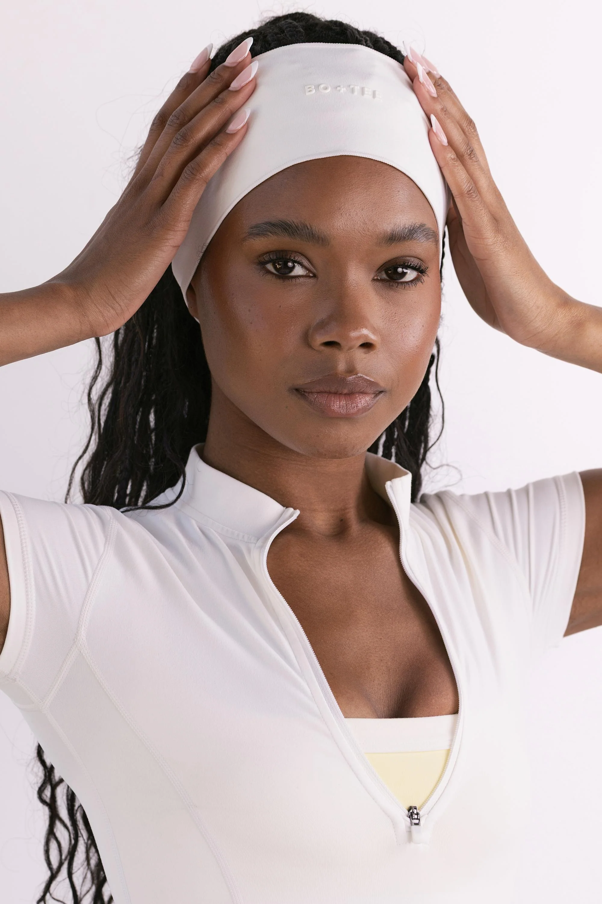 Soft Active Headband 3-Pack in Coconut - Image 2