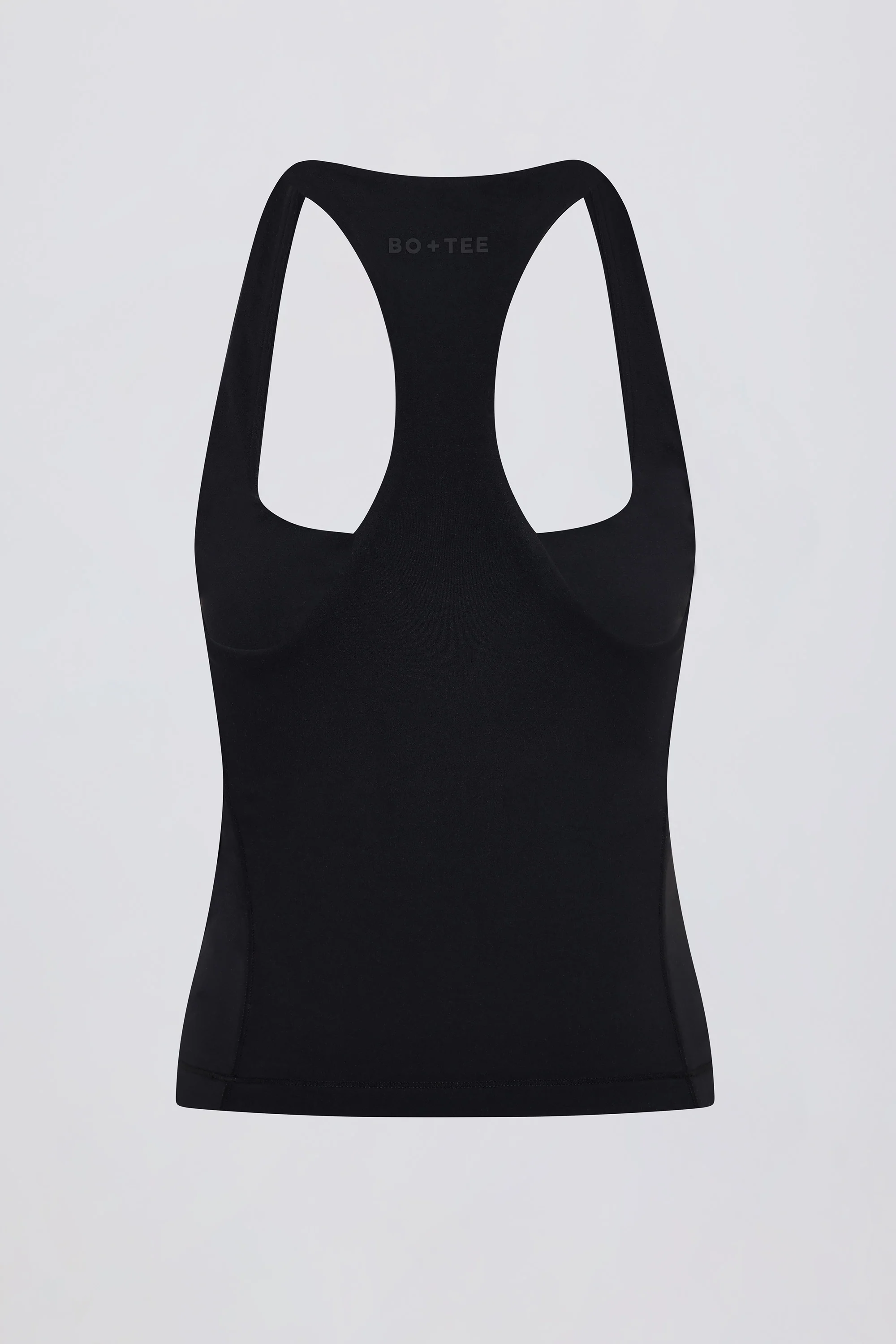 Soft Active Racerback Tank Top in Black - Image 5
