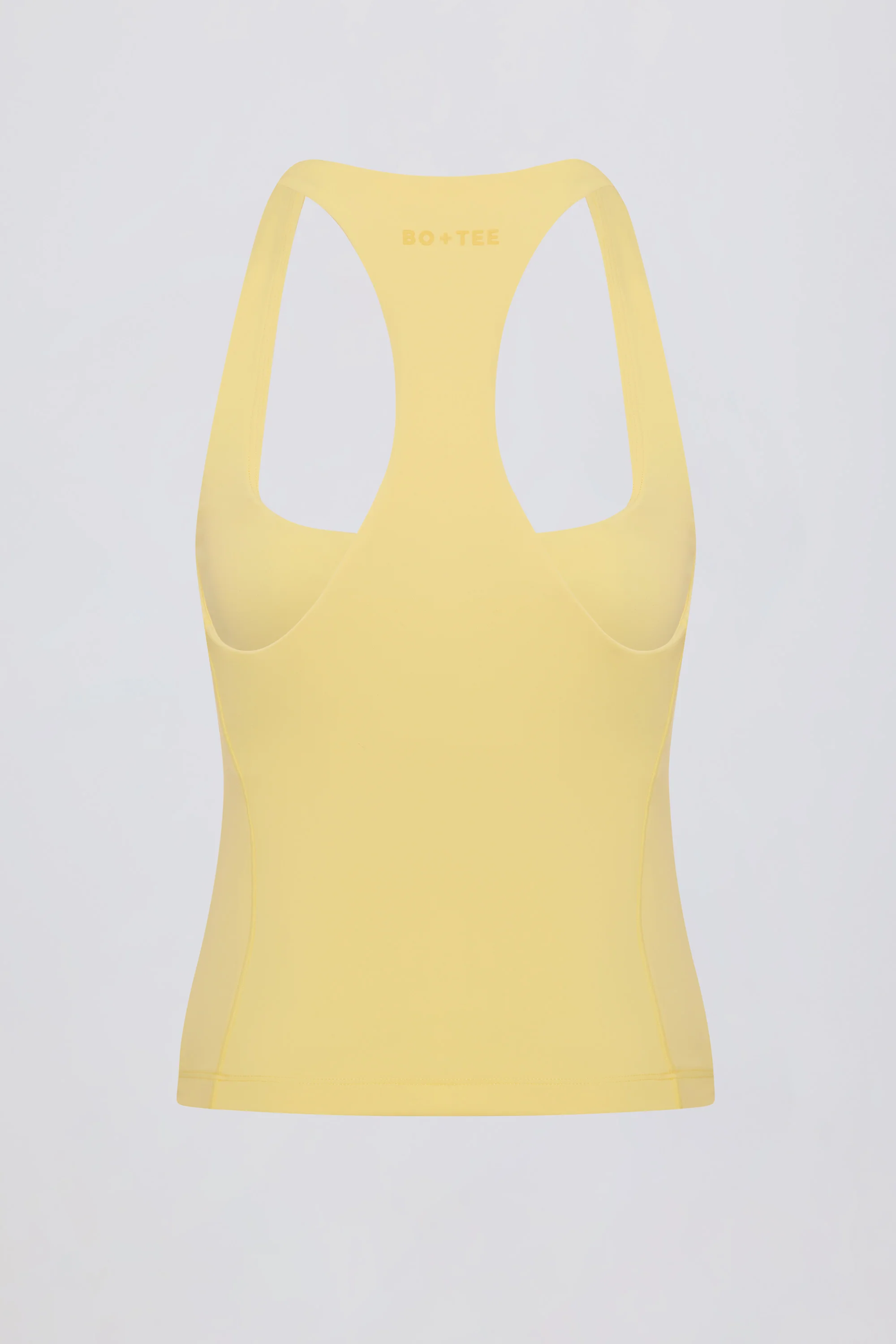 Soft Active Racerback Tank Top in Lemon - Image 5