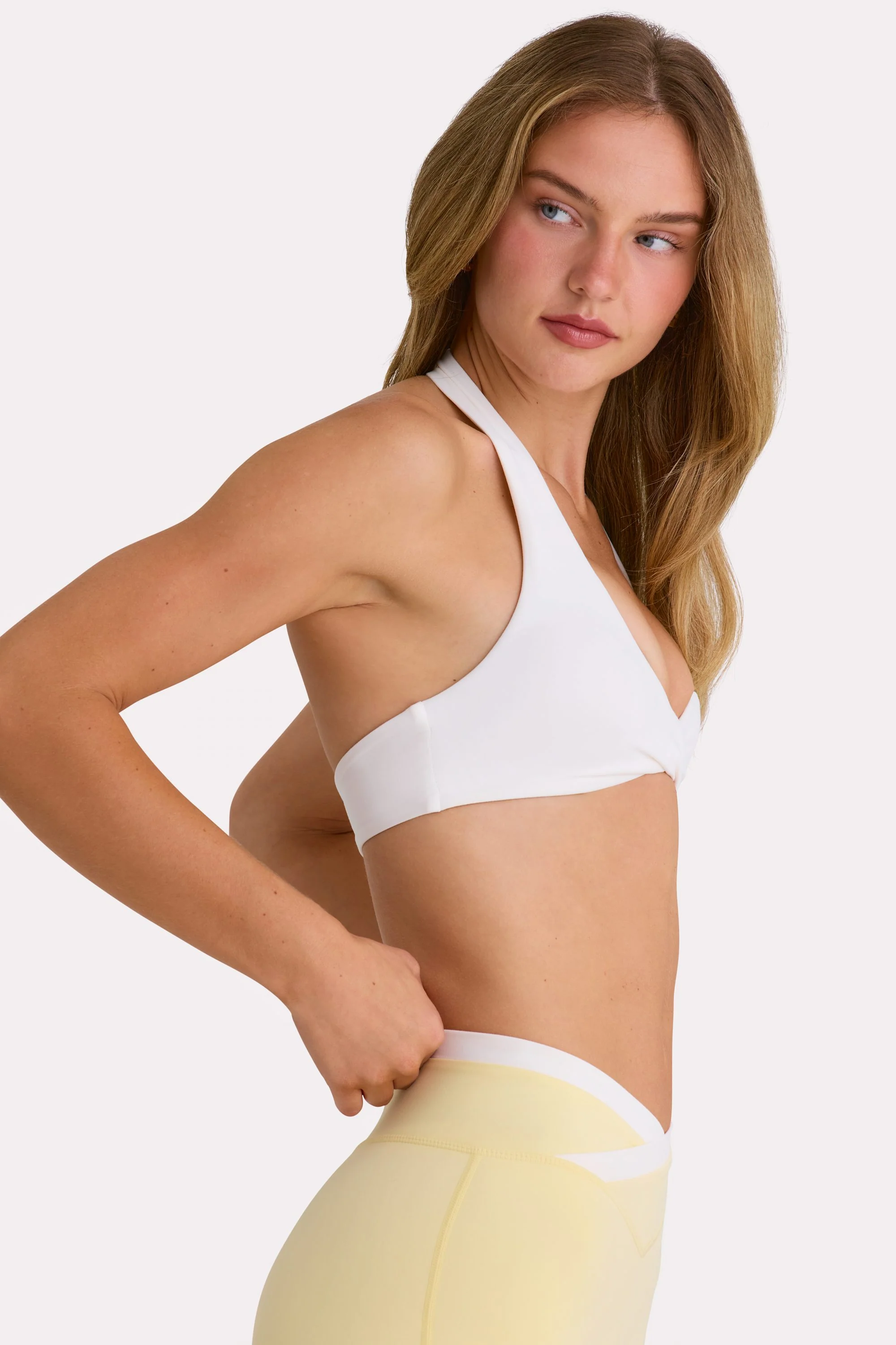 Soft Active Sports Bra in Coconut - Image 3
