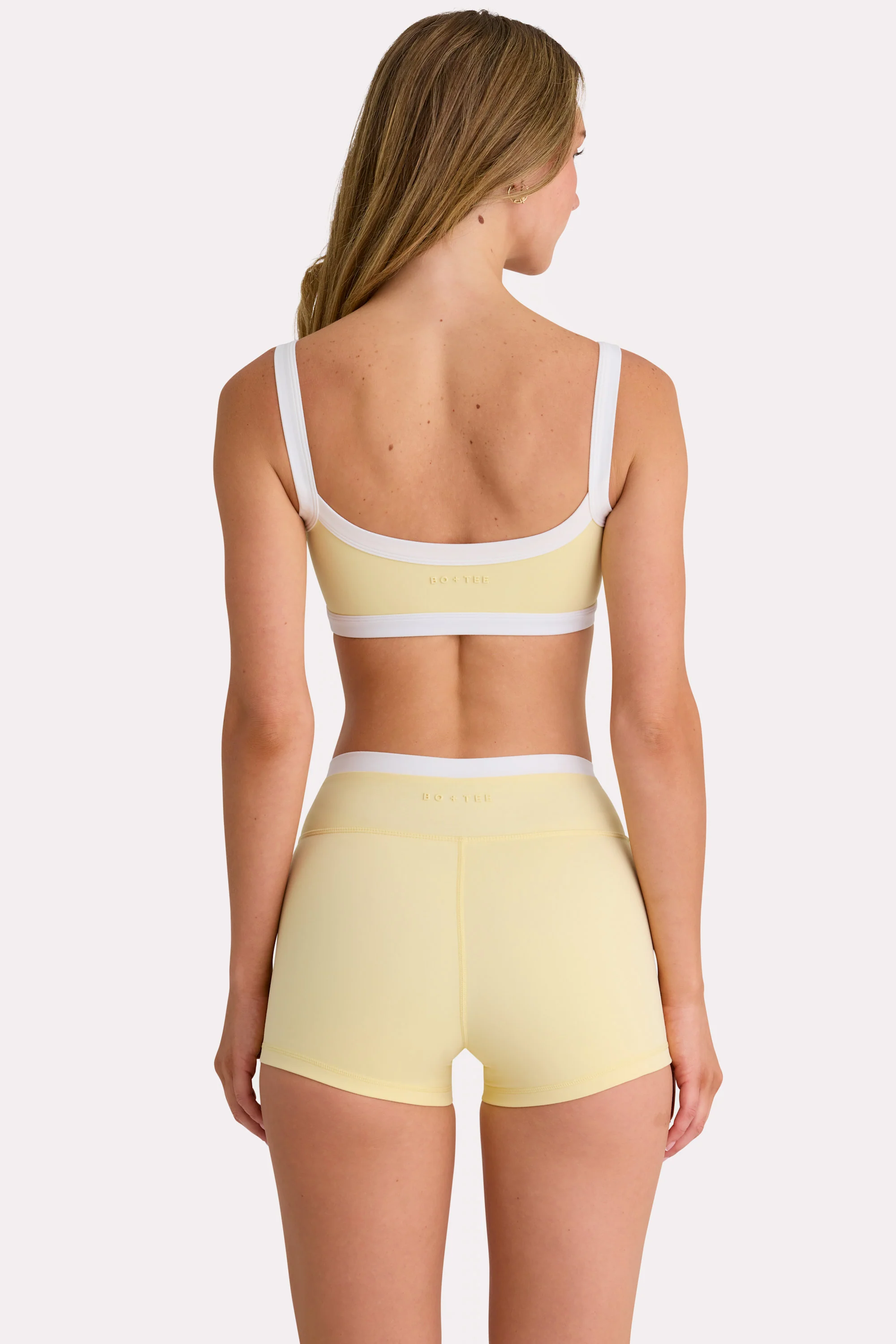 Soft Active Shorts in Lemon - Image 2