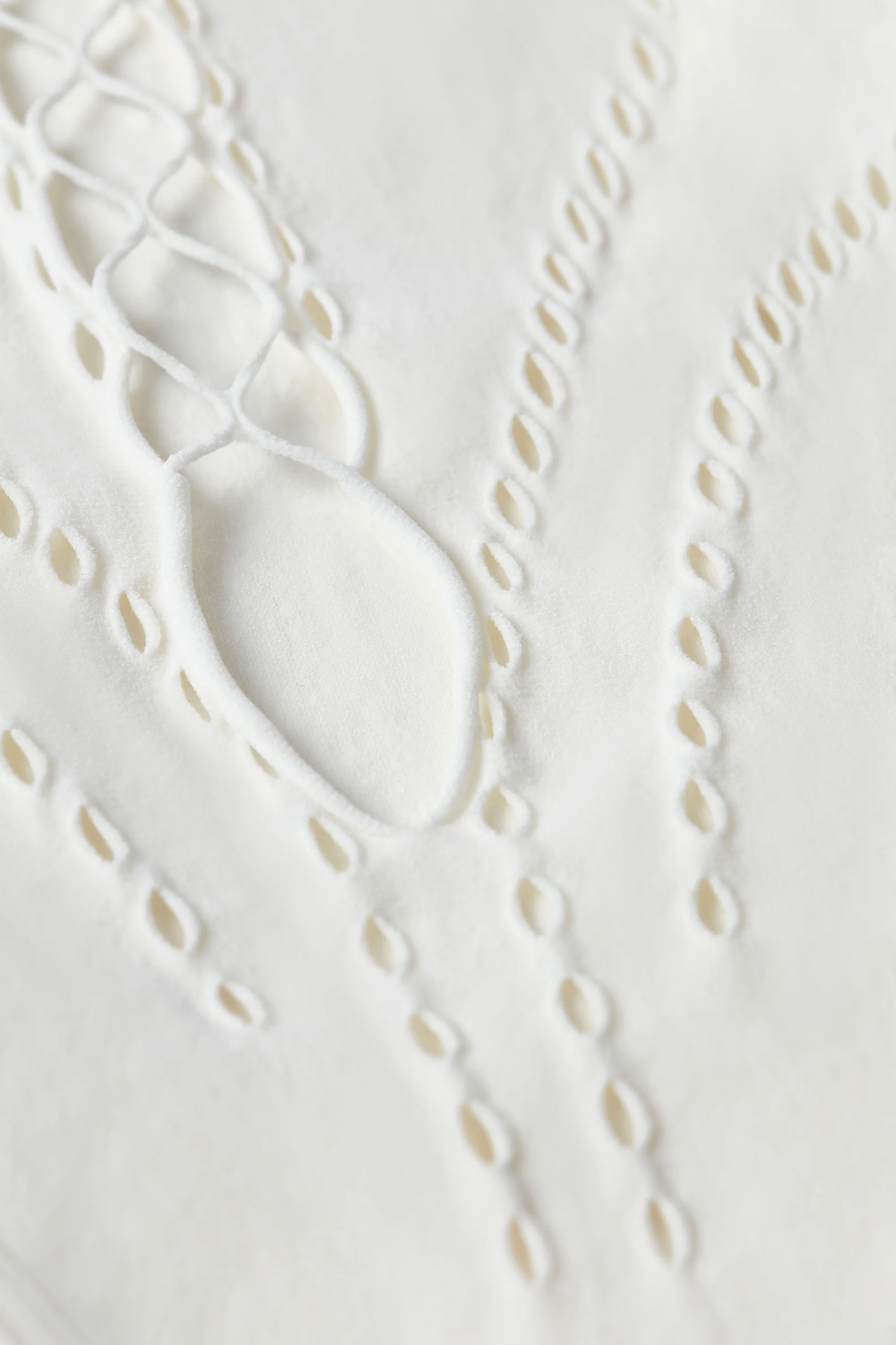 Lace-Up Halterneck Bodysuit in Ivory - Image 5