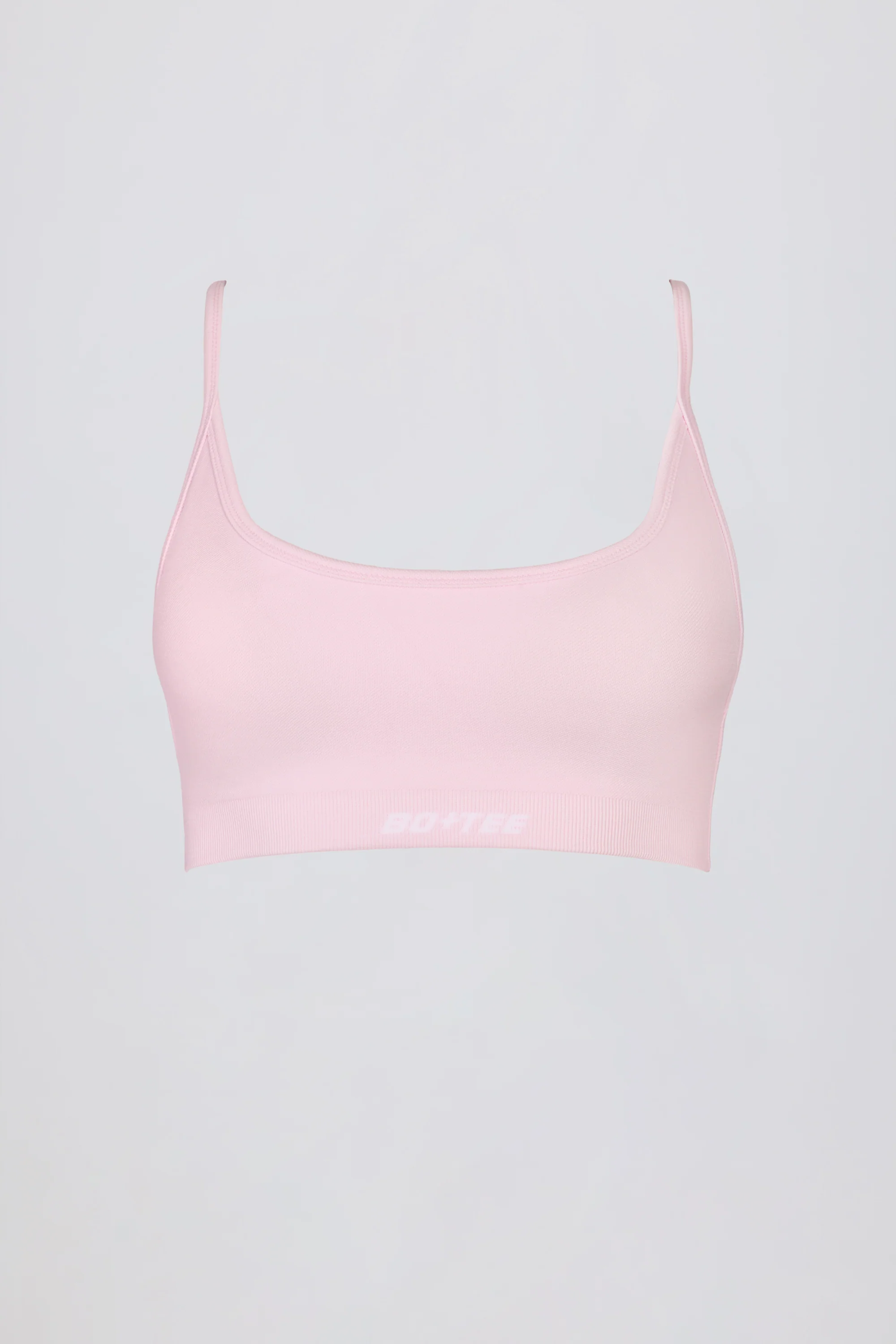Super Sculpt Seamless Backless Sports Bra in Powder Pink - Image 3