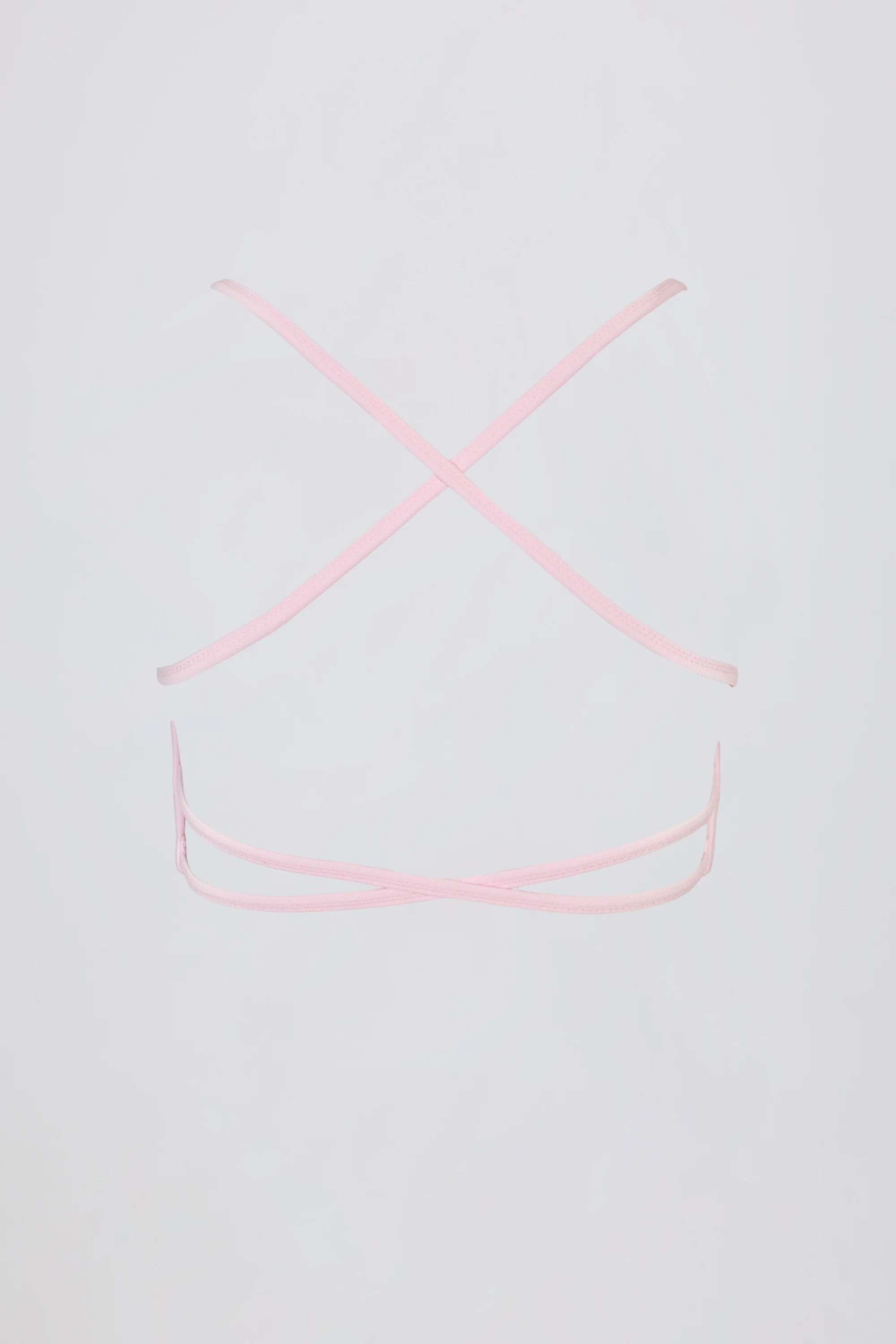 Super Sculpt Seamless Backless Sports Bra in Powder Pink - Image 4