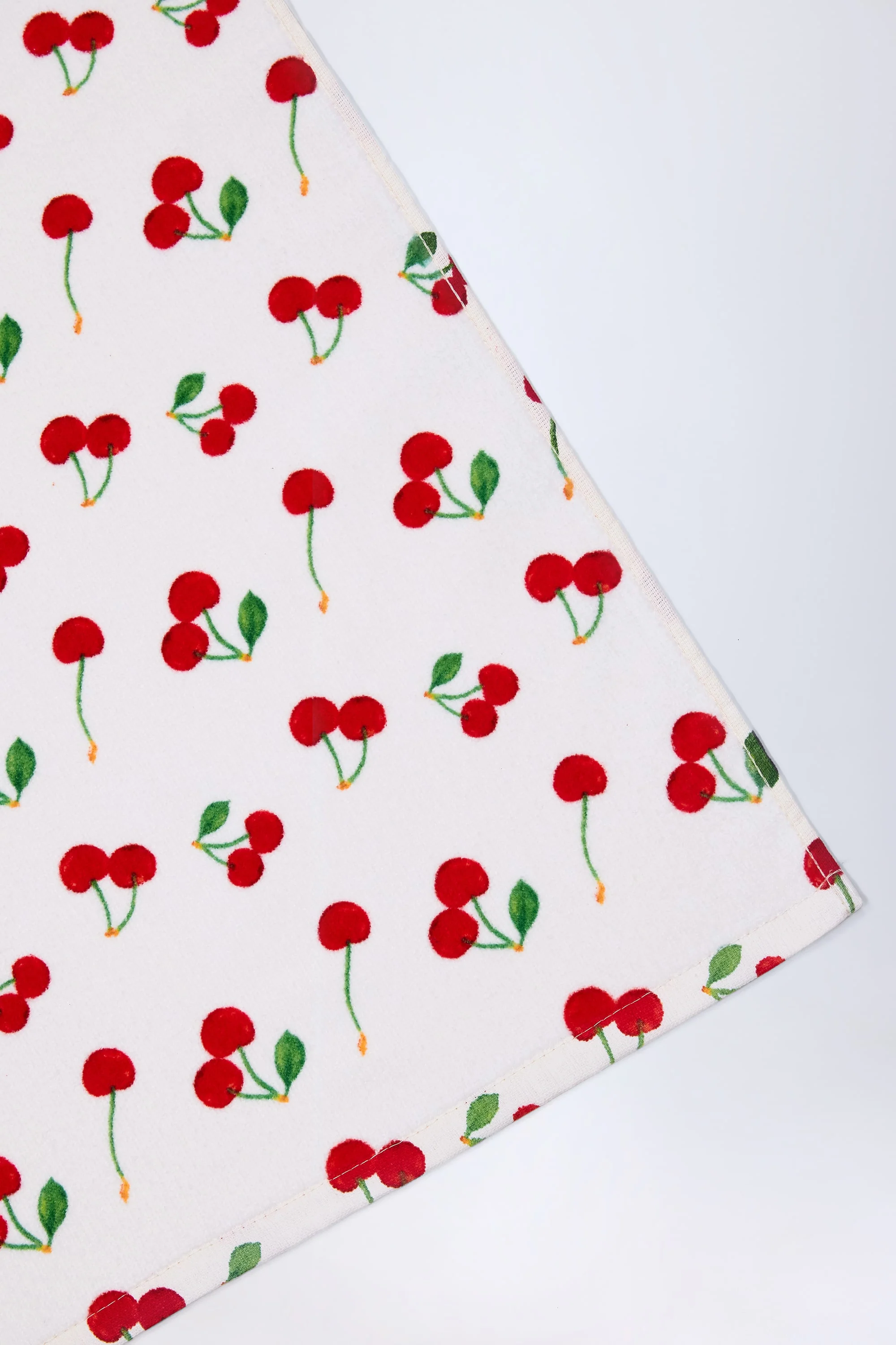 Logo Beach Towel in Cherry Print - Image 2
