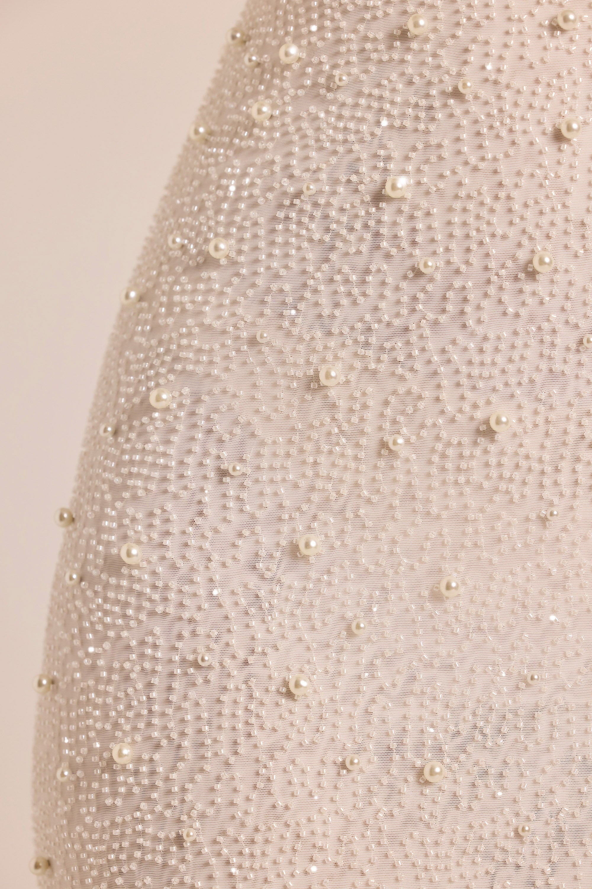 Embellished Long Sleeve Backless Maxi Dress in White - Image 4