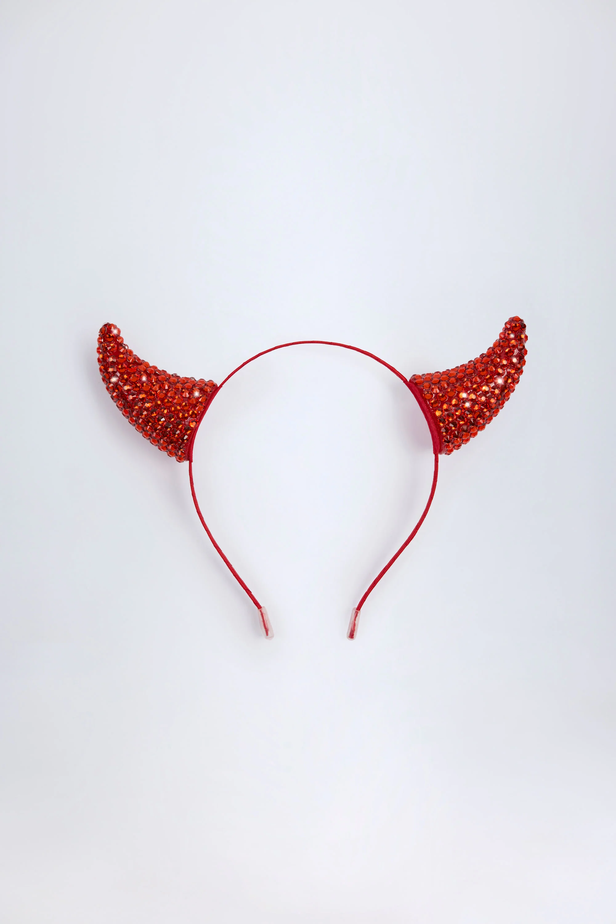 Devil Horns Headband in Fire Red - Image 2