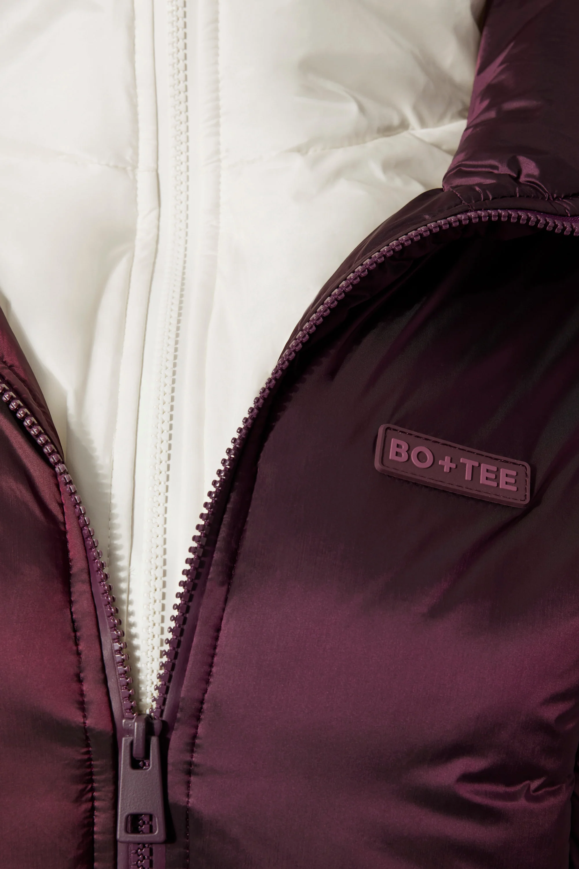 Waterproof Layered Ski Jacket in Burgundy - Image 4