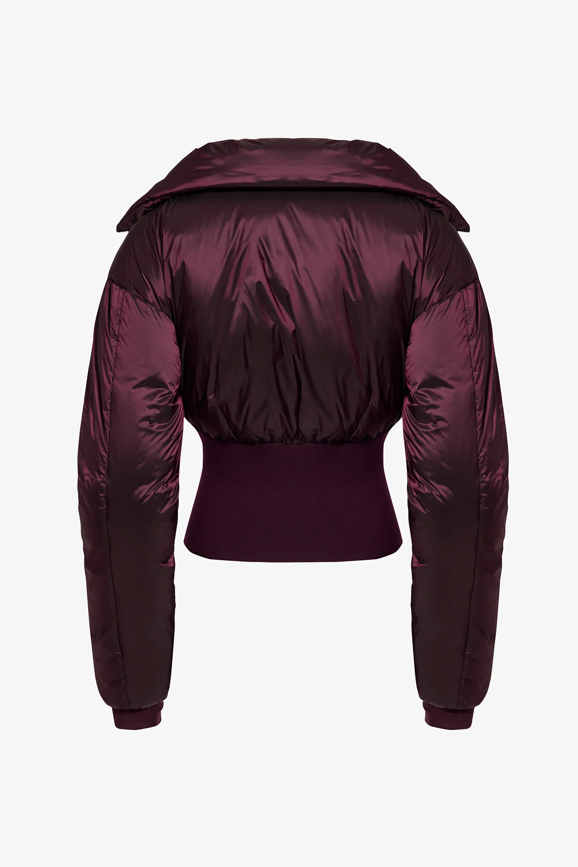 Waterproof Layered Ski Jacket in Burgundy - Image 5