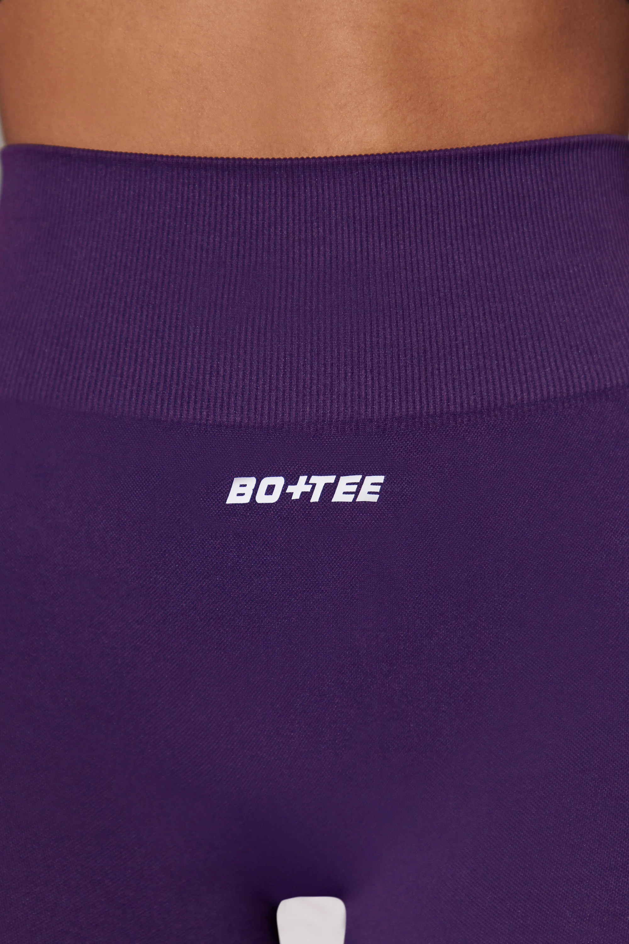High Waist Super Sculpt Biker Shorts in Purple - Image 8