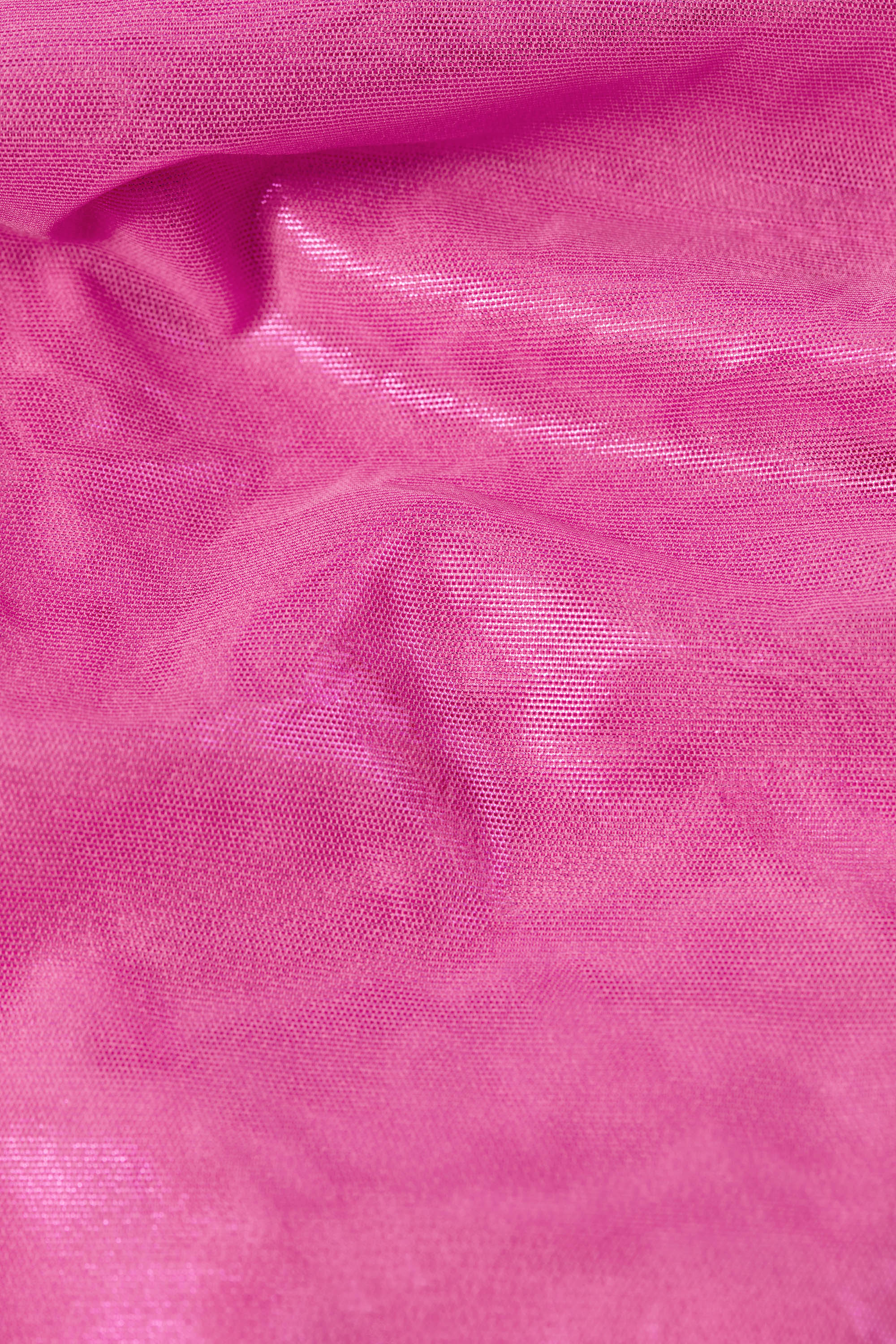 Metallic Halterneck Bodysuit in Bubblegum Pink - Image 5